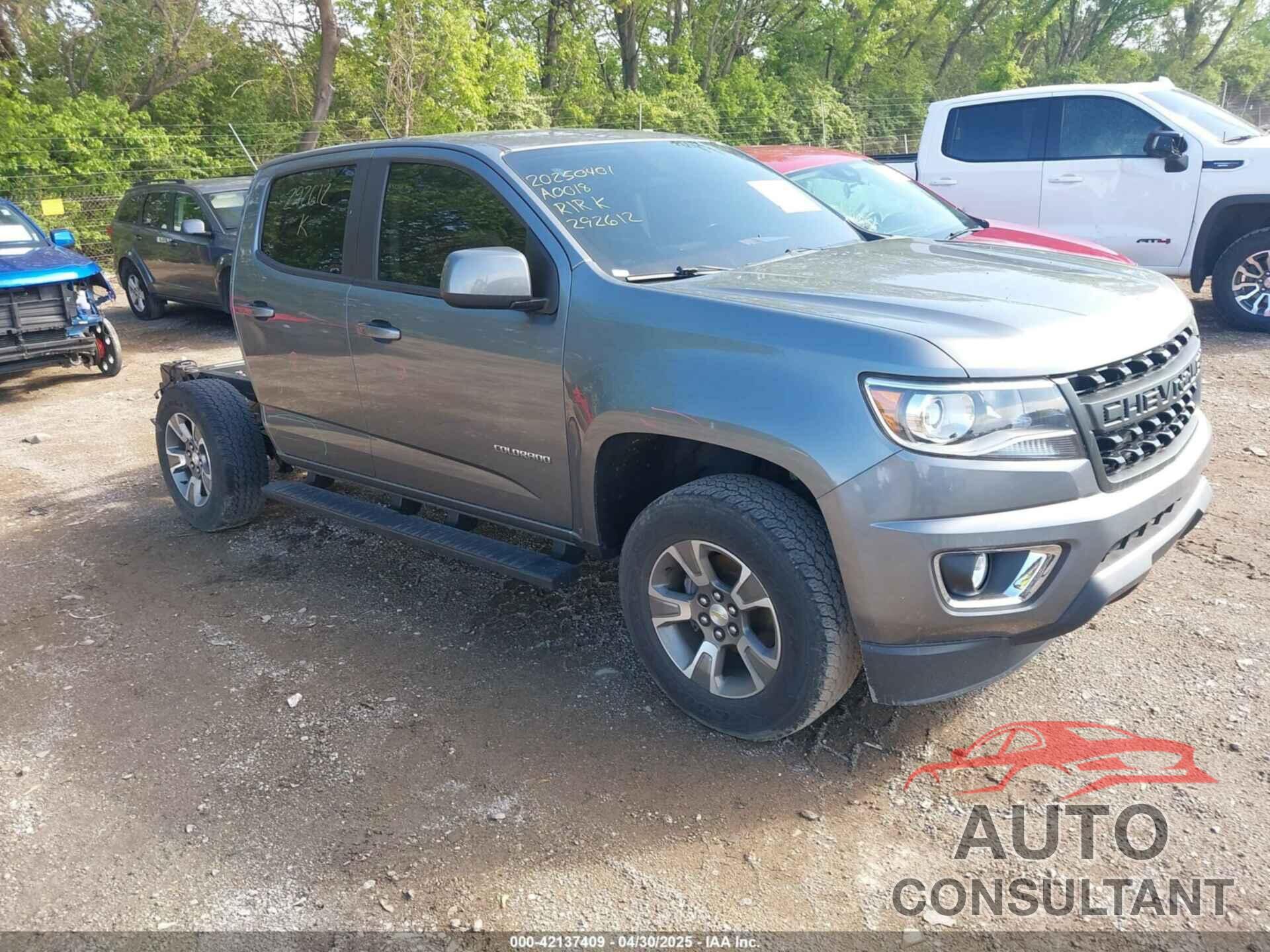 CHEVROLET COLORADO 2019 - 1GCGTDENXK1292612