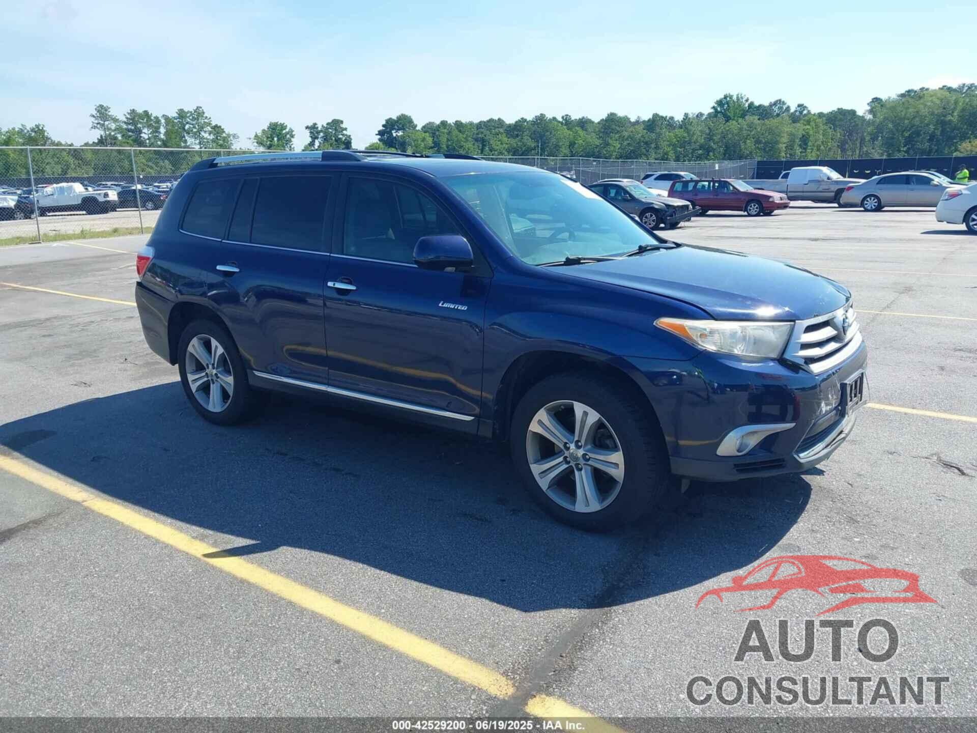 TOYOTA HIGHLANDER 2013 - 5TDYK3EH9DS132027