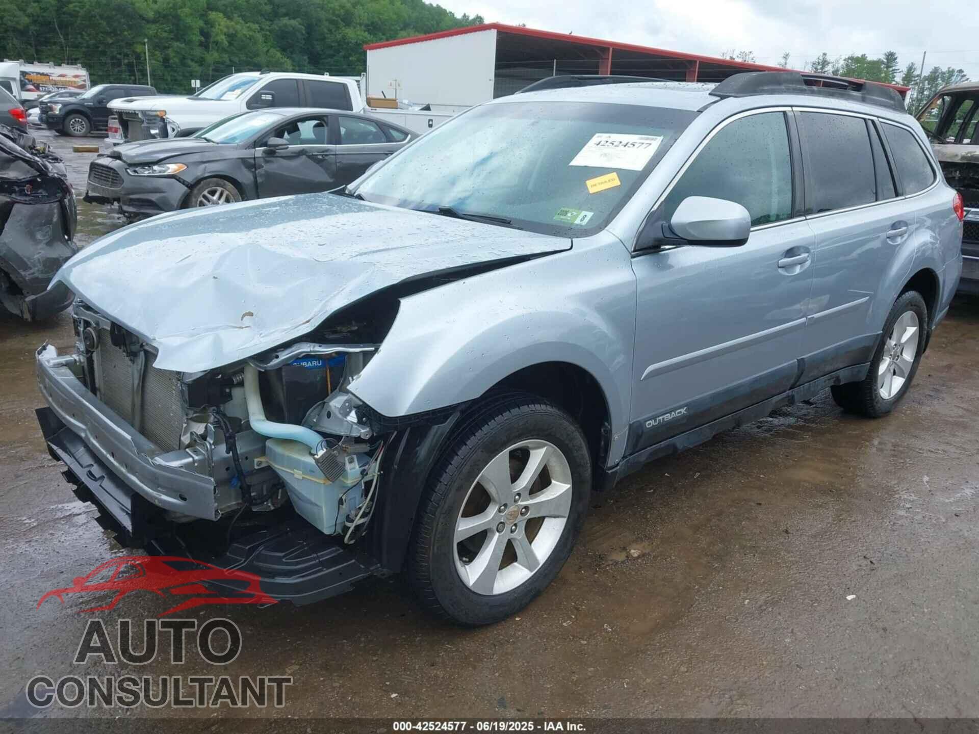 SUBARU OUTBACK 2013 - 4S4BRBGC2D3287769