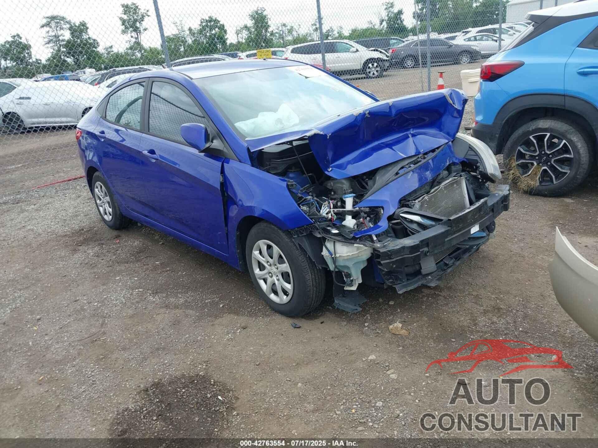 HYUNDAI ACCENT 2013 - KMHCT4AE0DU555675