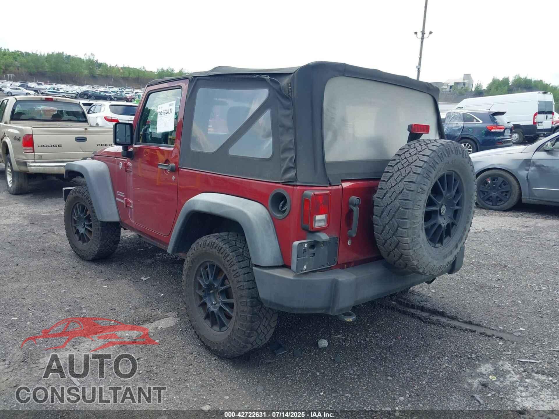 JEEP WRANGLER 2011 - 1J4AA2D15BL544425
