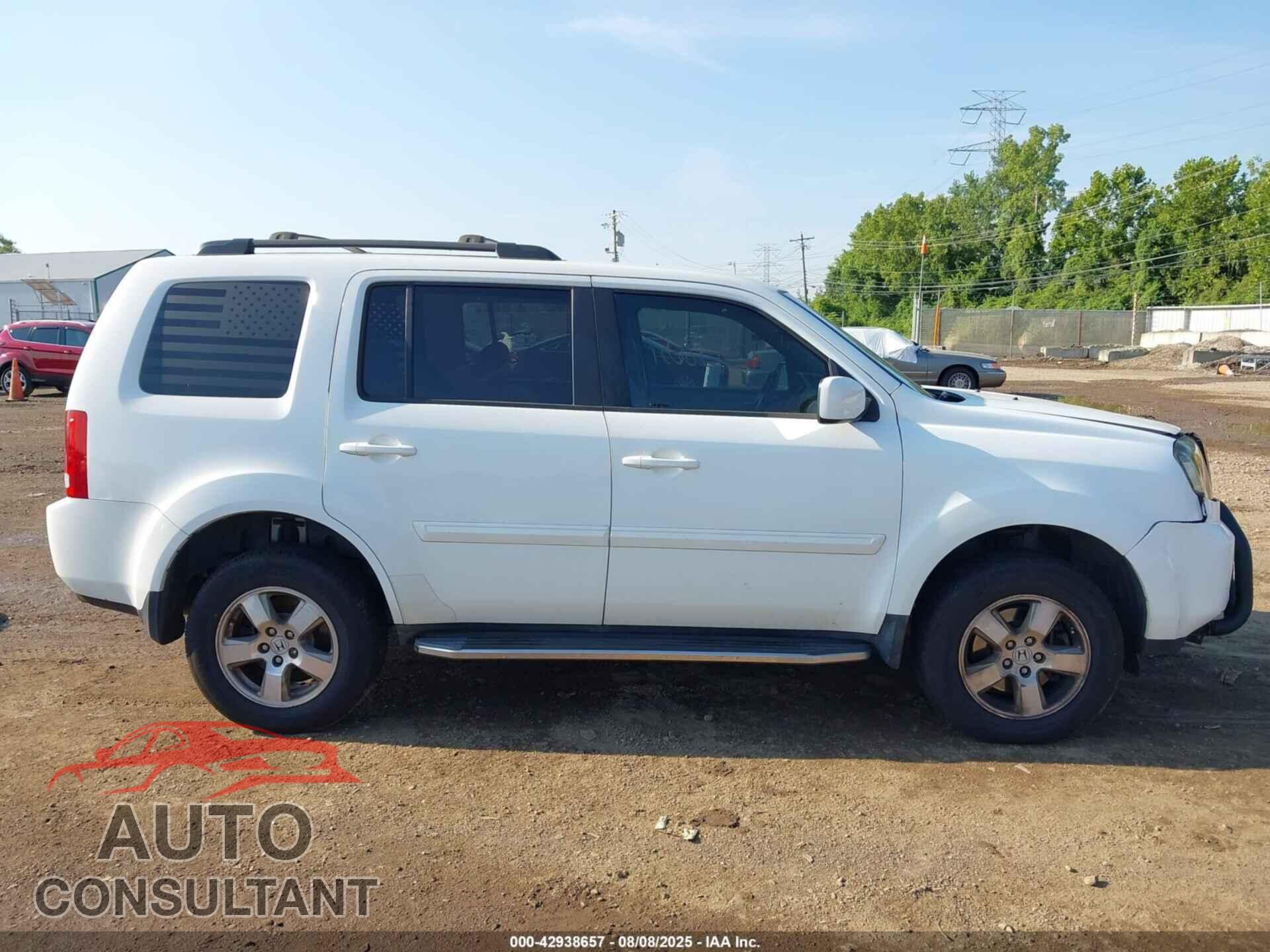 HONDA PILOT 2011 - 5FNYF4H76BB102286