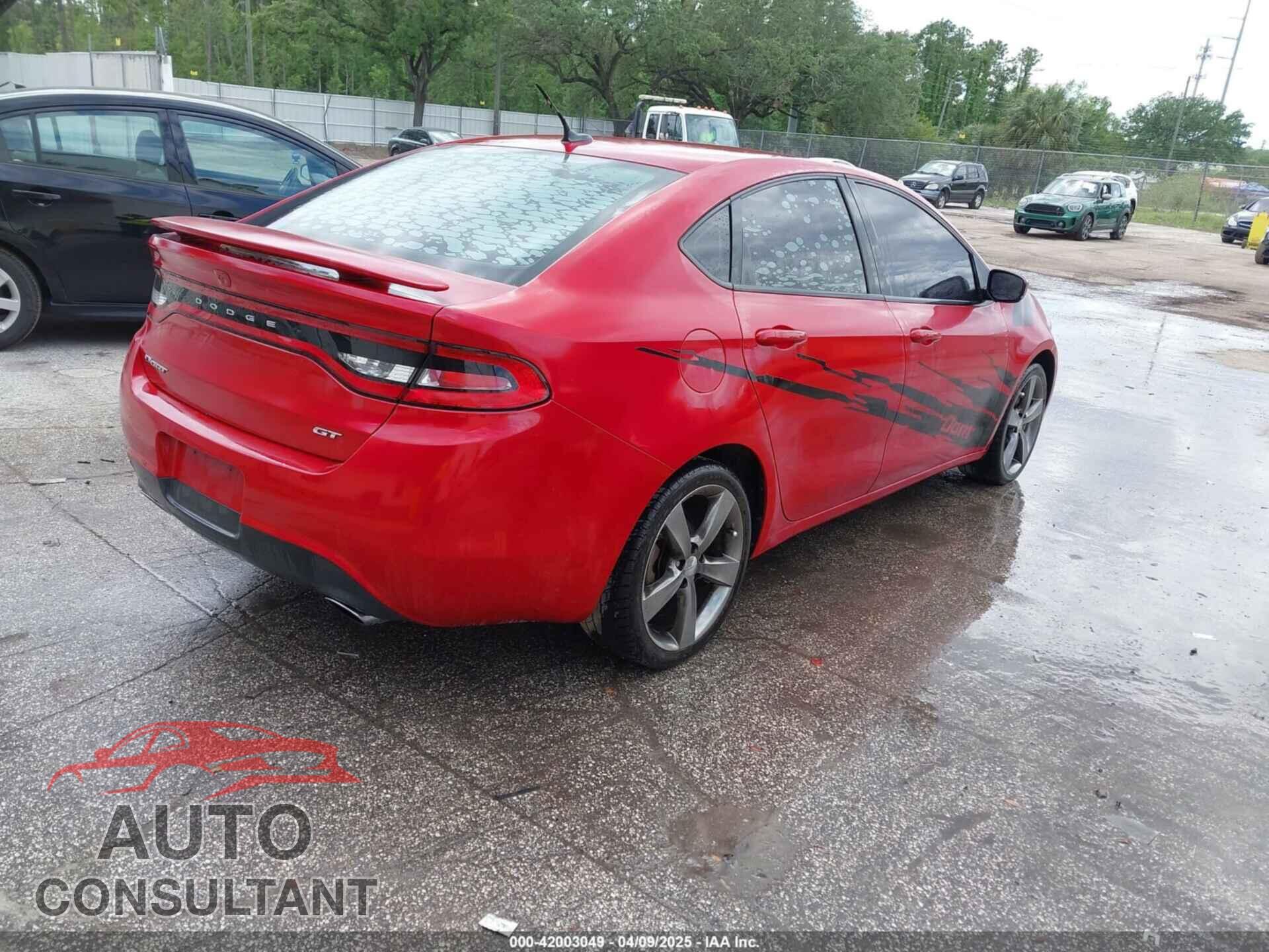 DODGE DART 2015 - 1C3CDFEB7FD378109