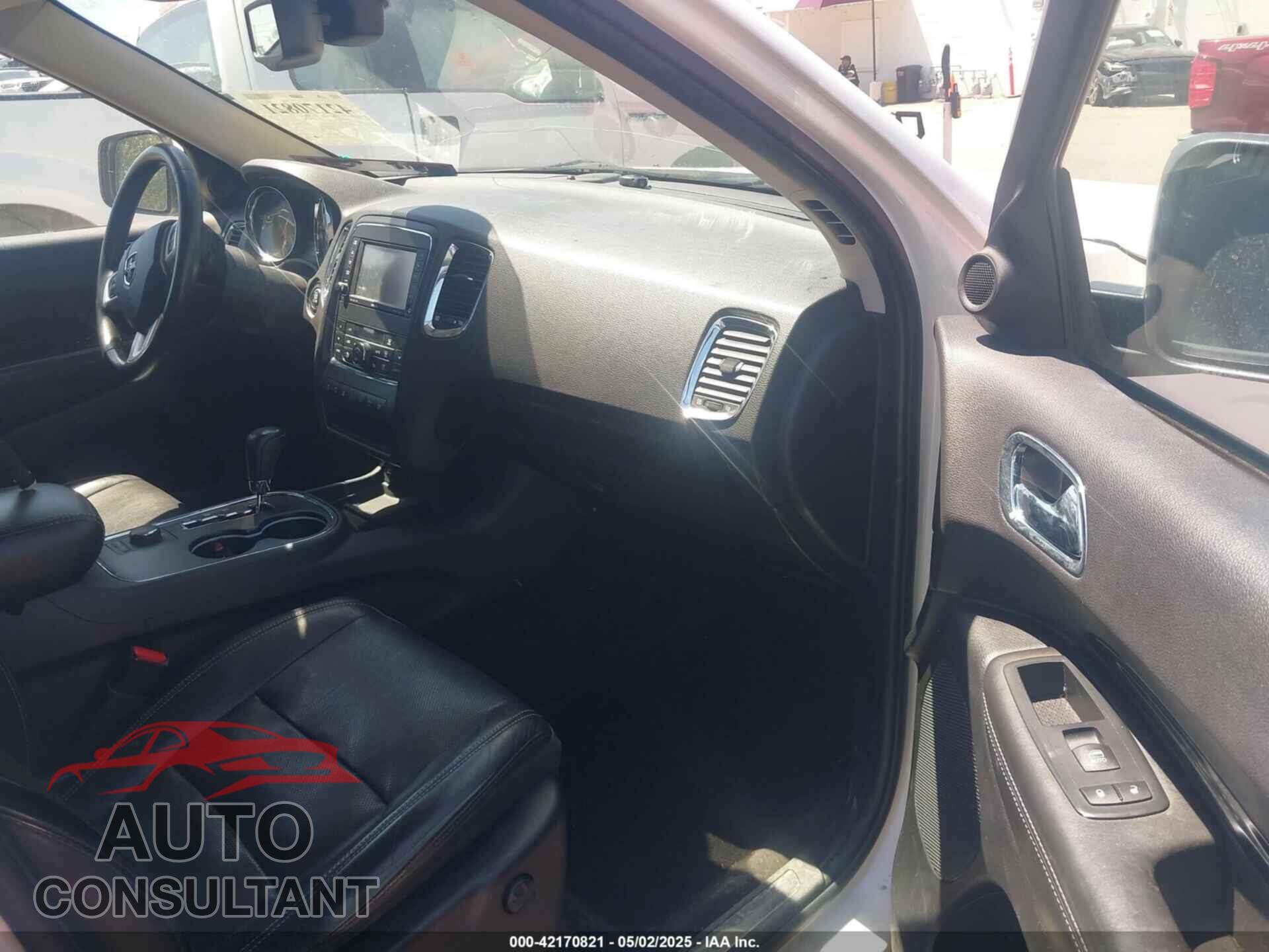 DODGE DURANGO 2012 - 1C4SDJET0CC100625