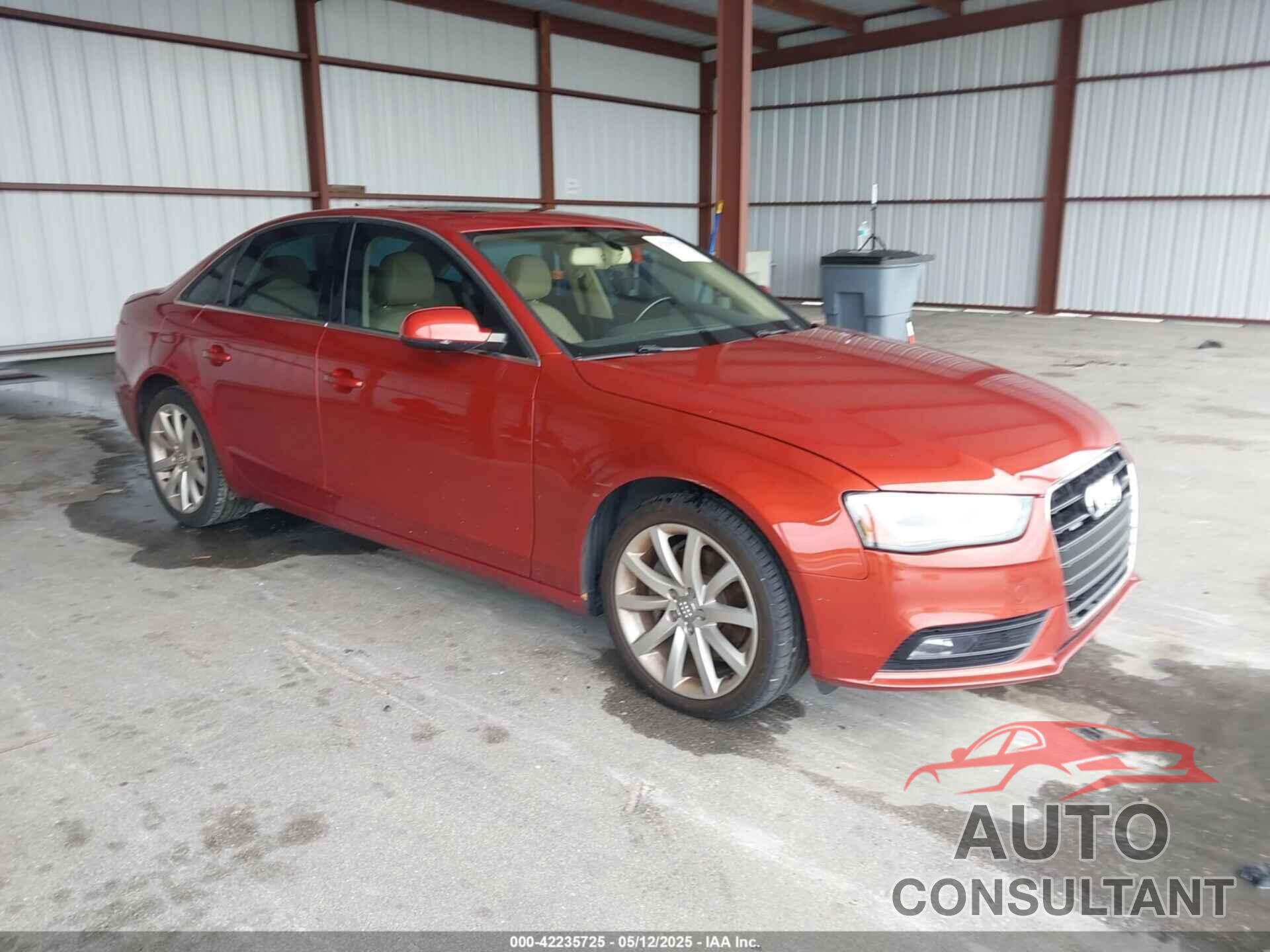 AUDI A4 2013 - WAUFFAFL1DA096394