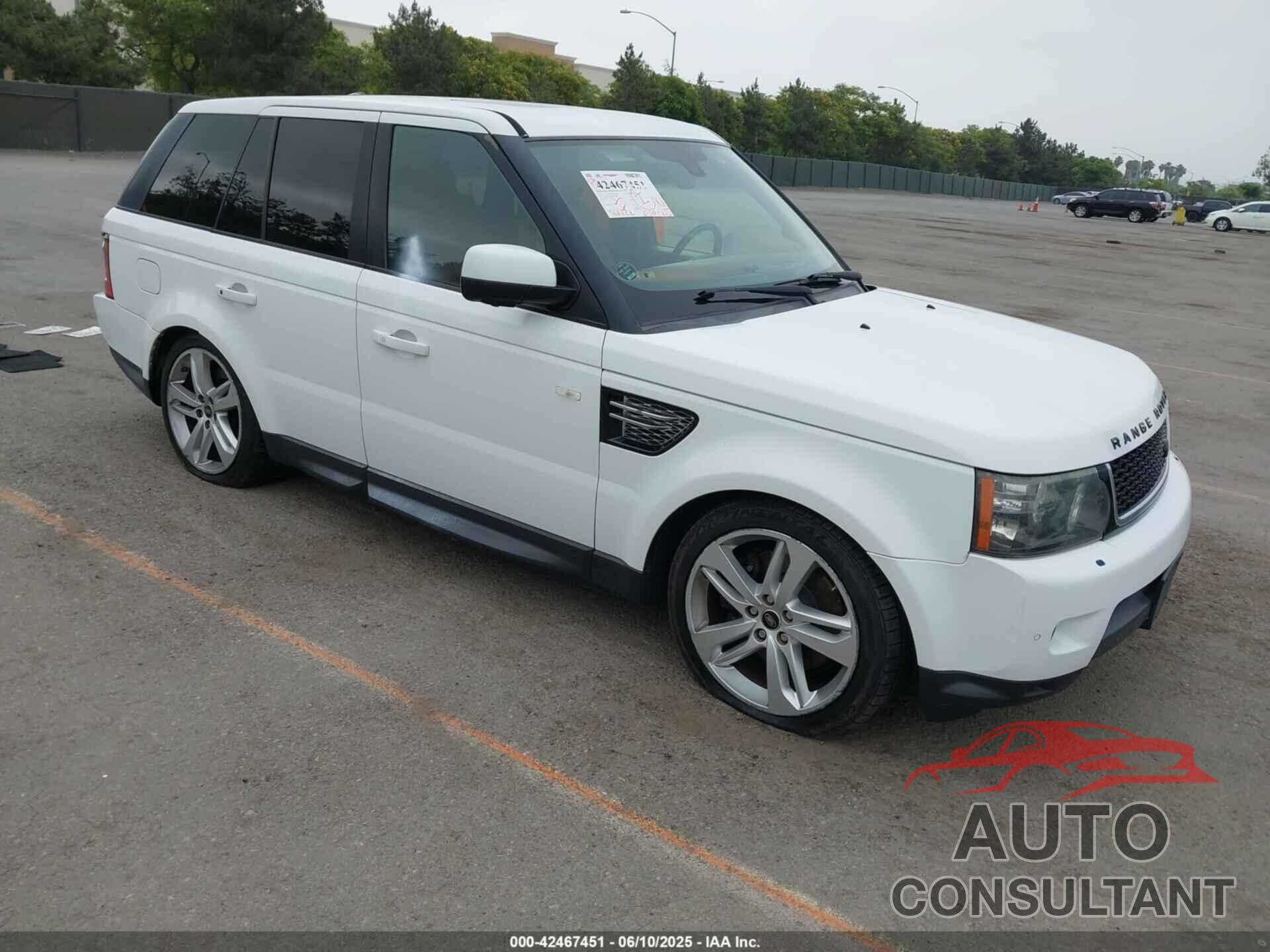 LAND ROVER RANGE ROVER SPORT 2013 - SALSK2D40DA806277