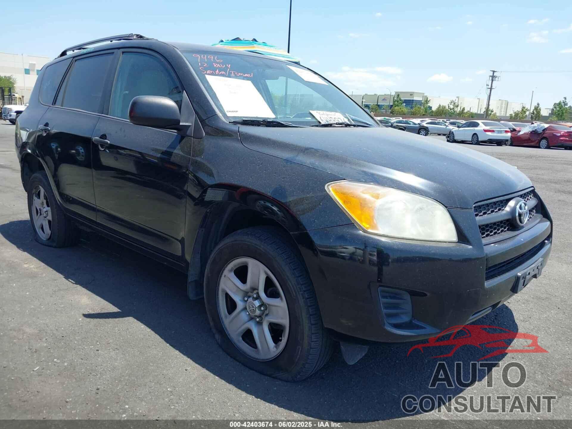 TOYOTA RAV4 2012 - 2T3KF4DV6CW110412