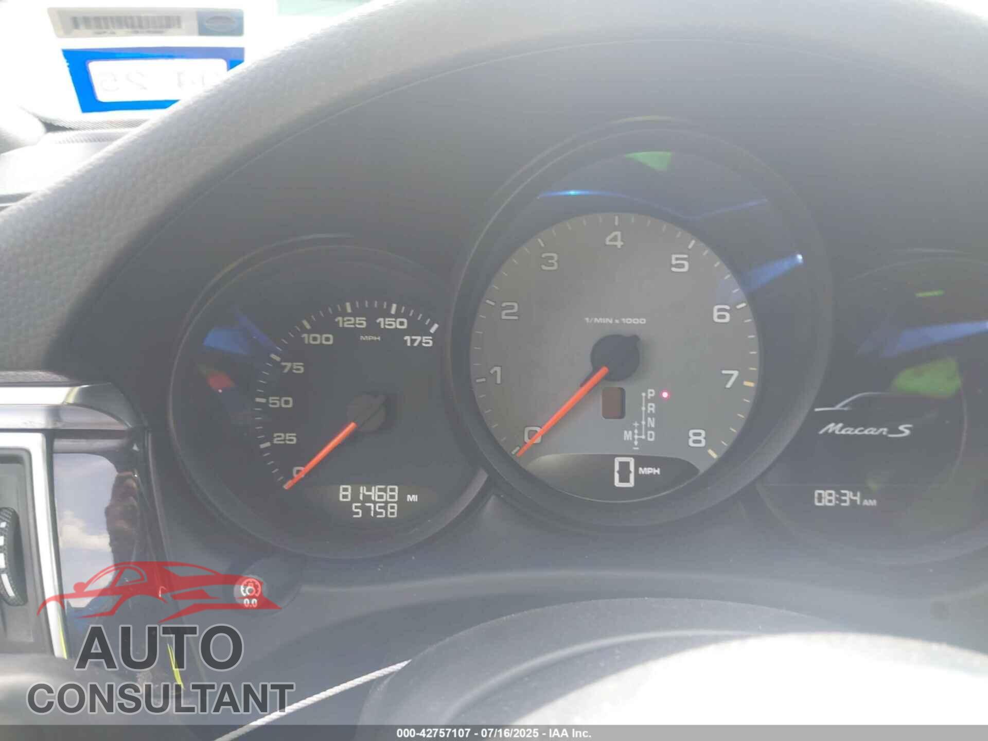PORSCHE MACAN 2017 - WP1AB2A53HLB10165