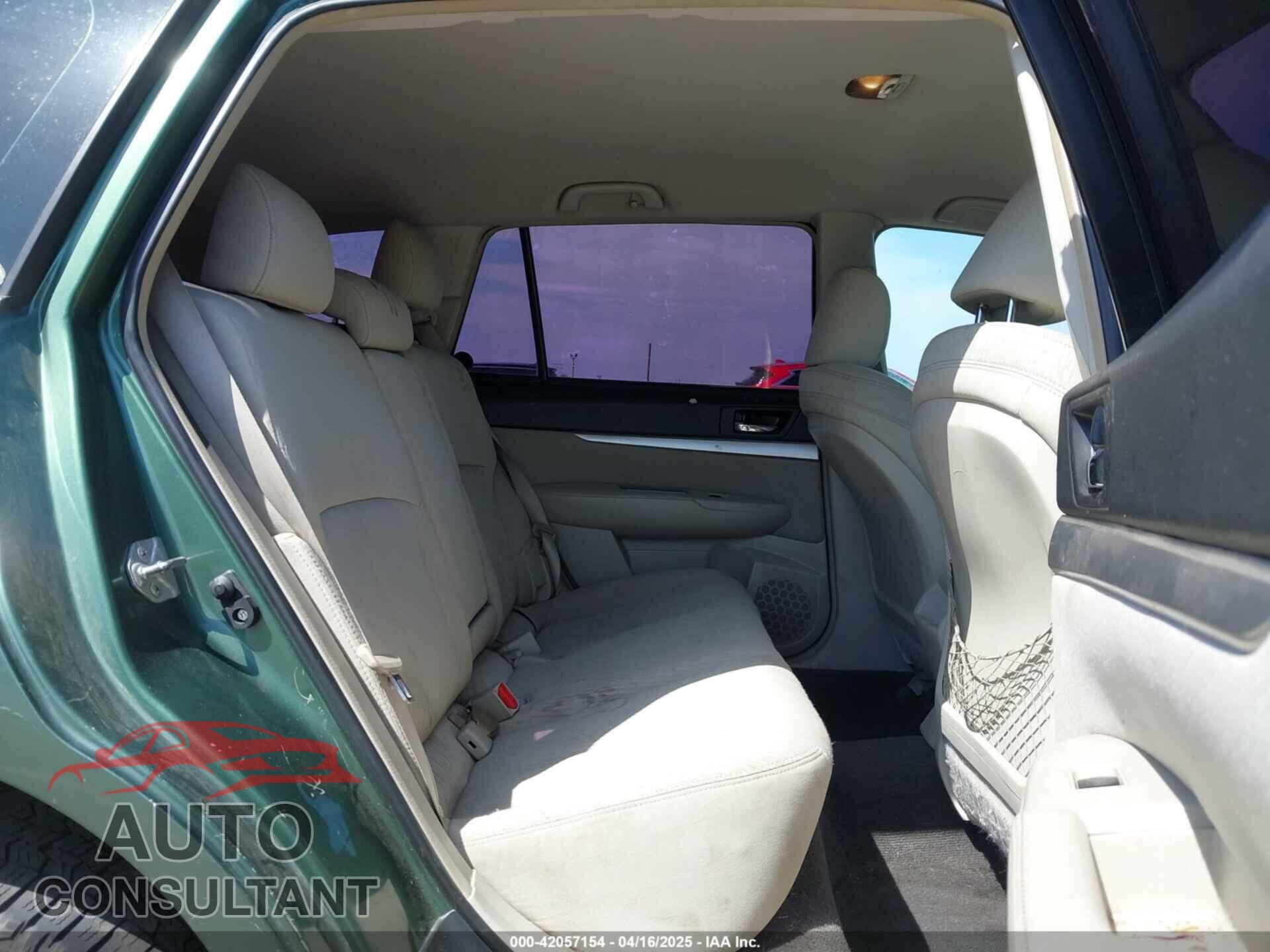 SUBARU OUTBACK 2012 - 4S4BRBAC0C3205366