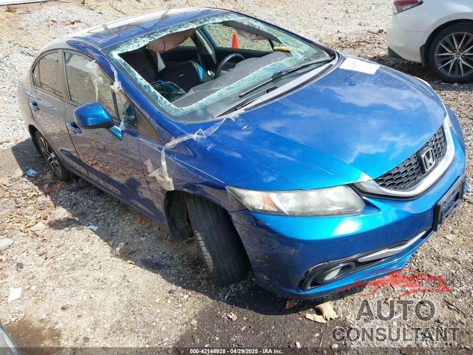HONDA CIVIC 2013 - 19XFB2F98DE077346