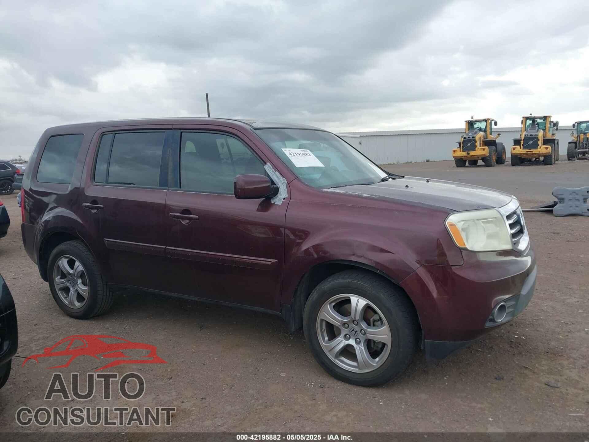 HONDA PILOT 2012 - 5FNYF3H59CB040568