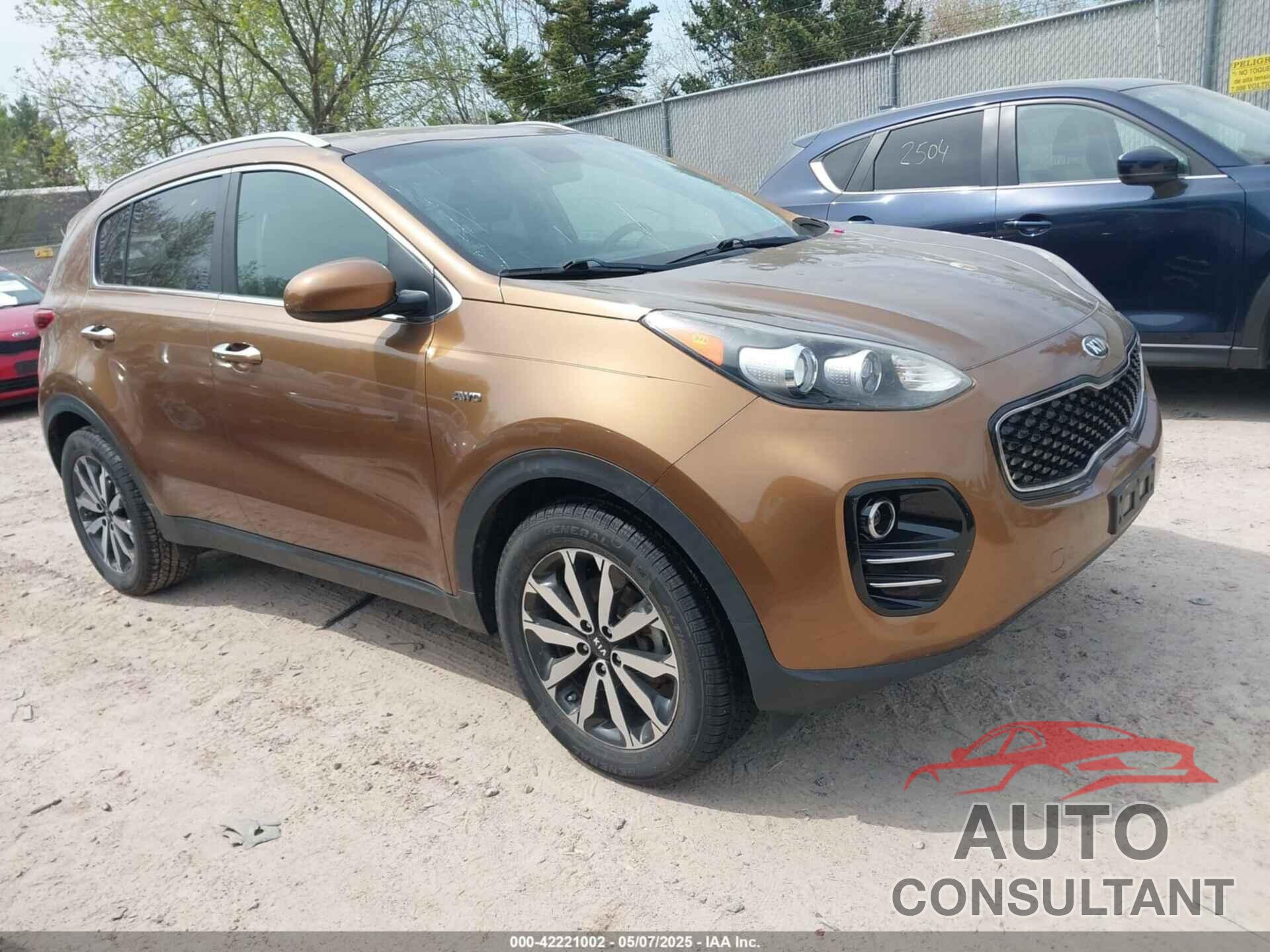 KIA SPORTAGE 2017 - KNDPNCAC3H7113373