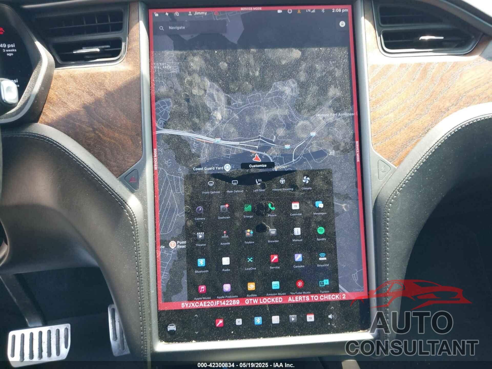 TESLA MODEL X 2018 - 5YJXCAE20JF142289