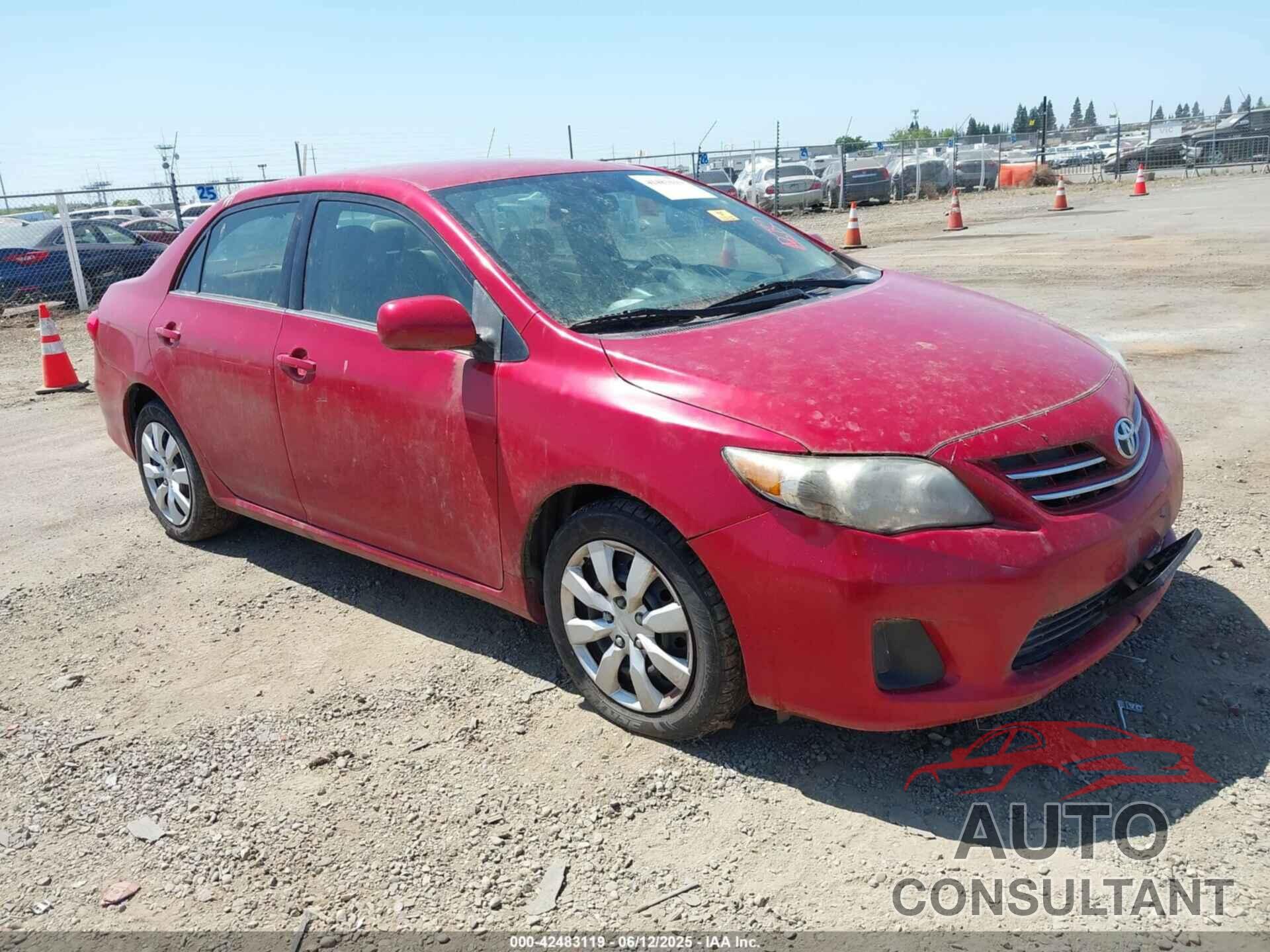 TOYOTA COROLLA 2013 - 5YFBU4EE3DP183107