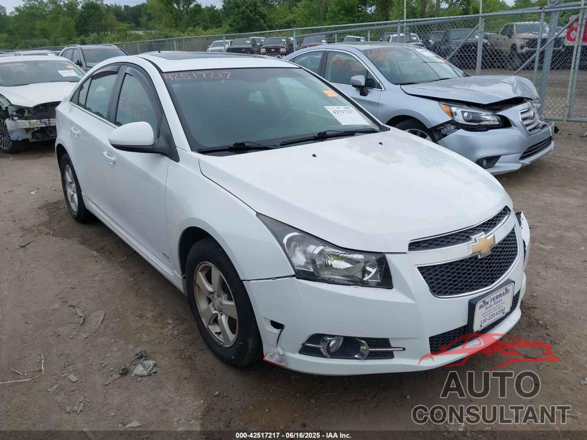 CHEVROLET CRUZE 2012 - 1G1PF5SC3C7145944