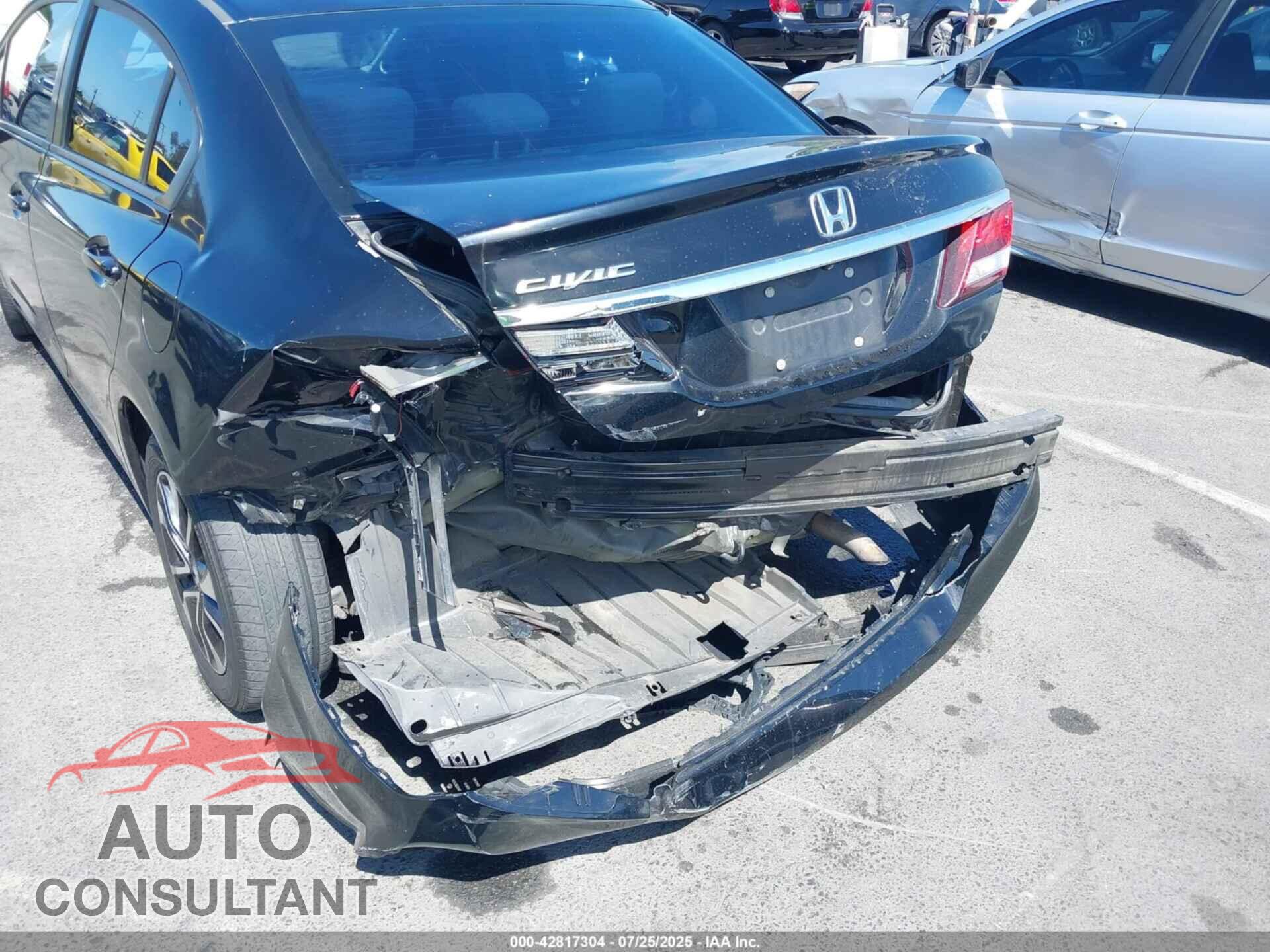 HONDA CIVIC 2013 - 19XFB2F85DE243989