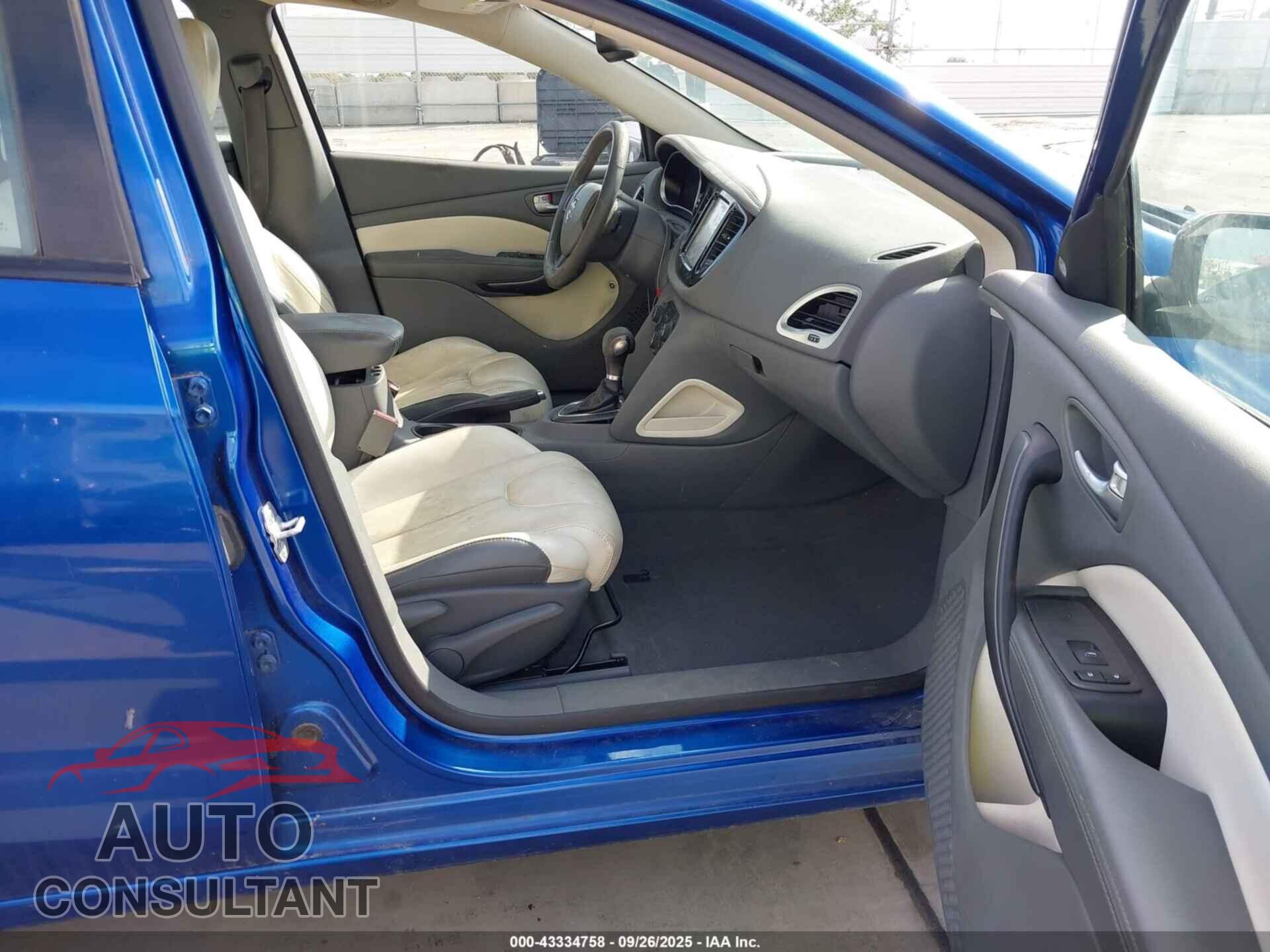 DODGE DART 2013 - 1C3CDFCHXDD136371