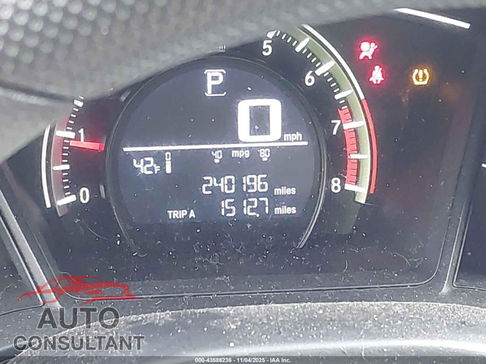 HONDA CIVIC 2017 - 19XFC2F58HE006292