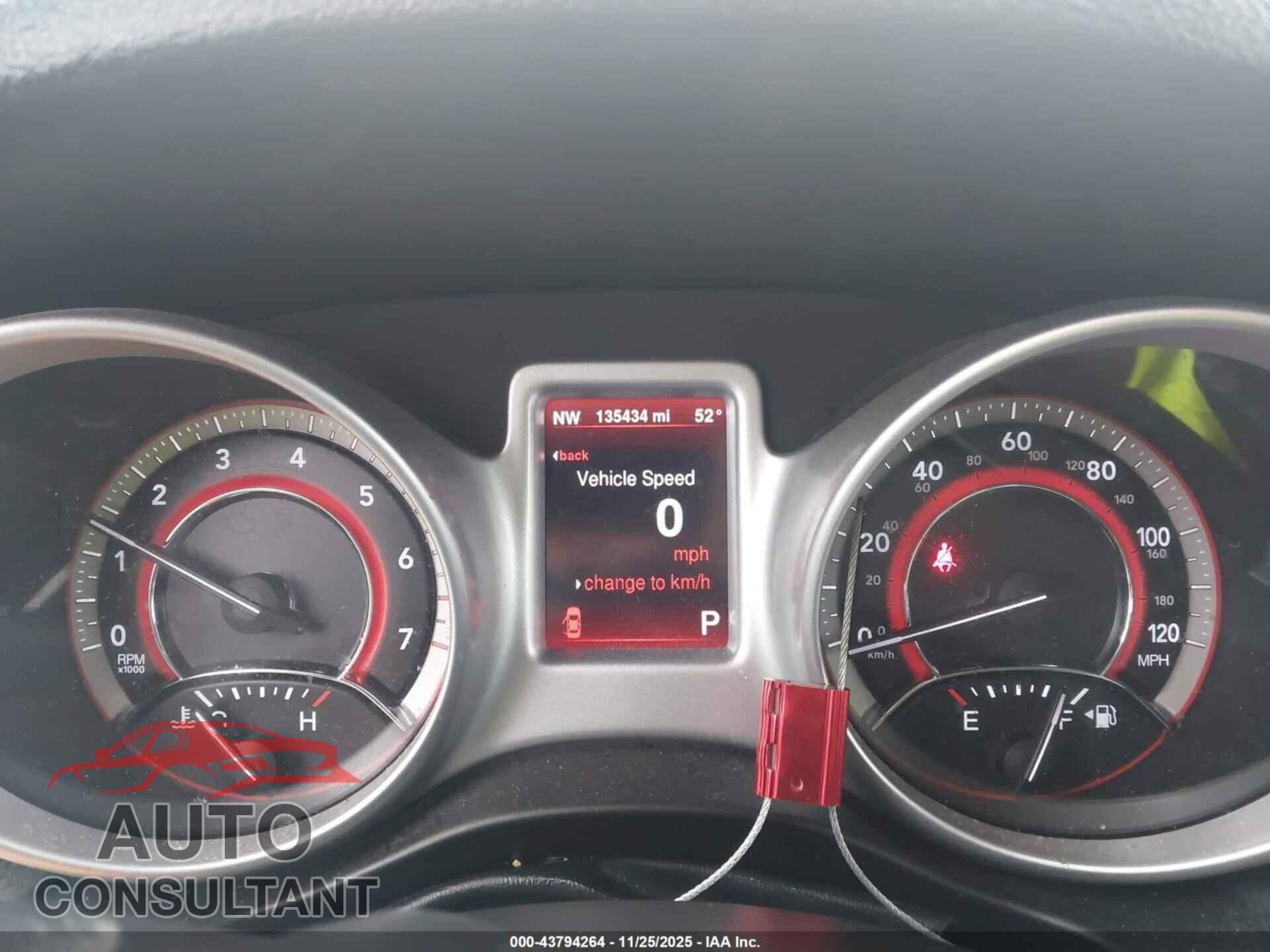 DODGE JOURNEY 2013 - 3C4PDCDG9DT716092