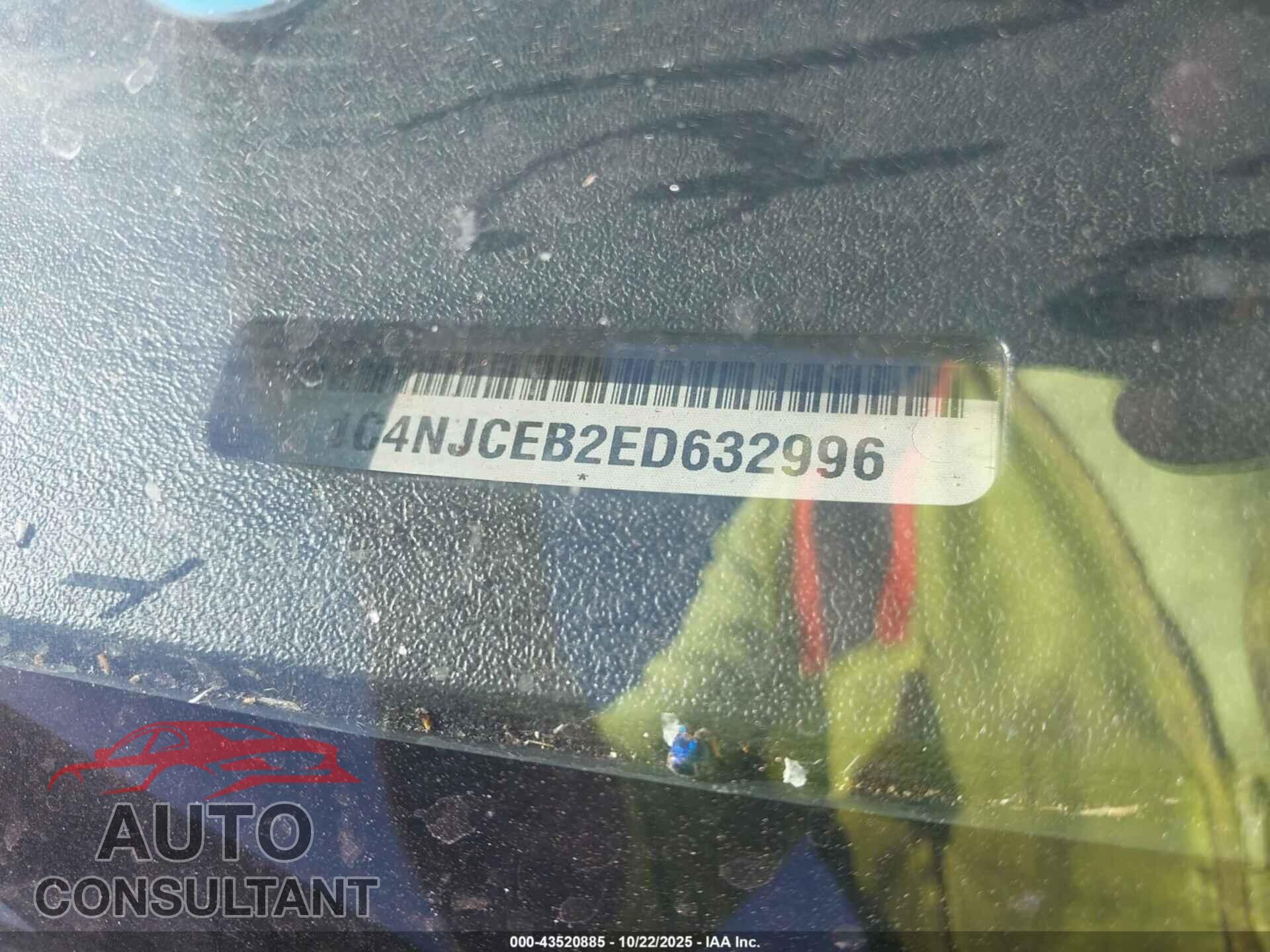 JEEP COMPASS 2014 - 1C4NJCEB2ED632996