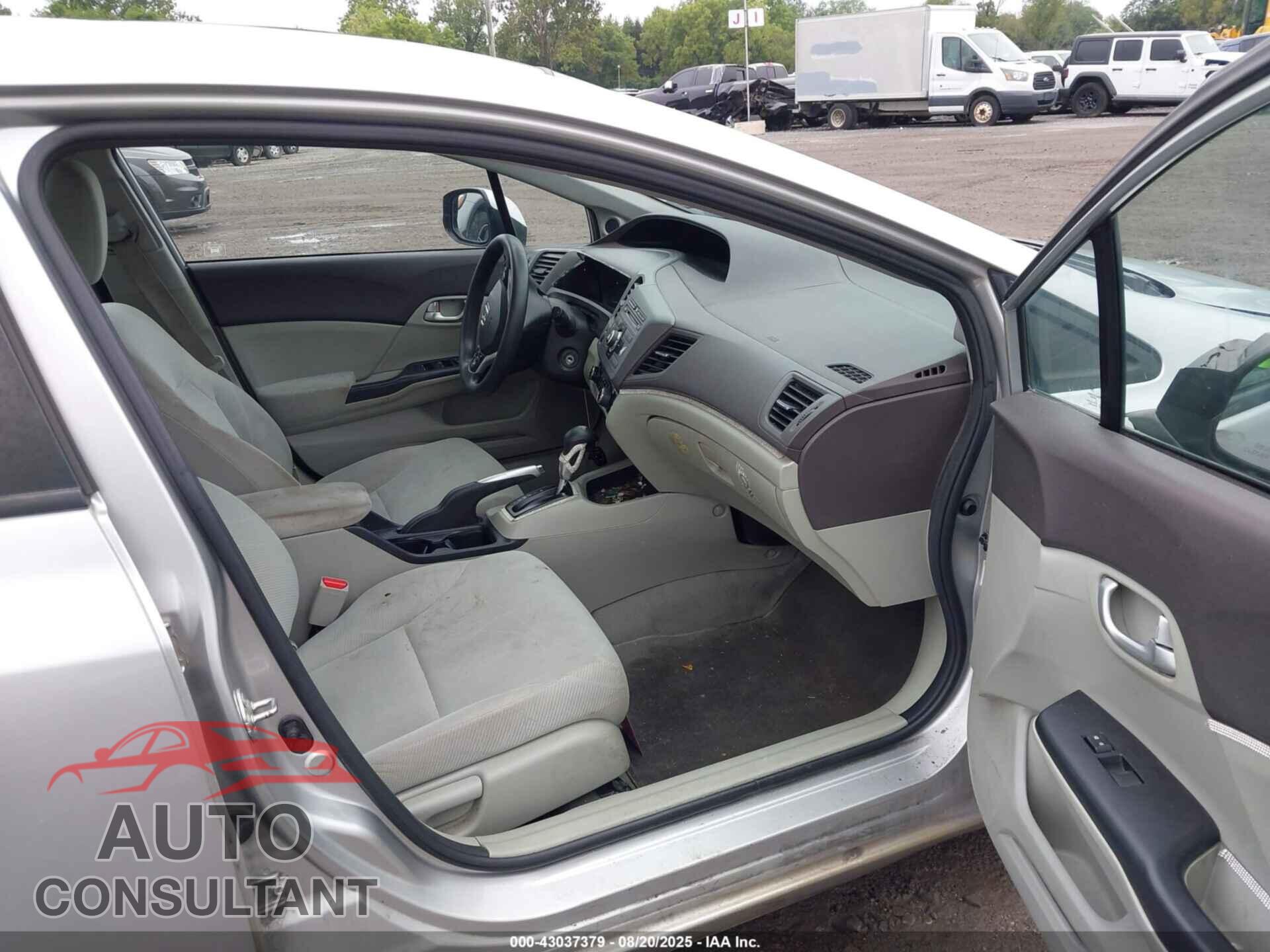 HONDA CIVIC 2012 - 2HGFB2F8XCH312406
