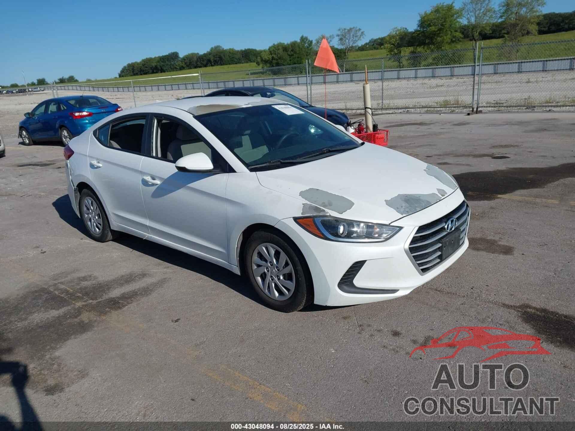 HYUNDAI ELANTRA 2017 - 5NPD74LF1HH193407