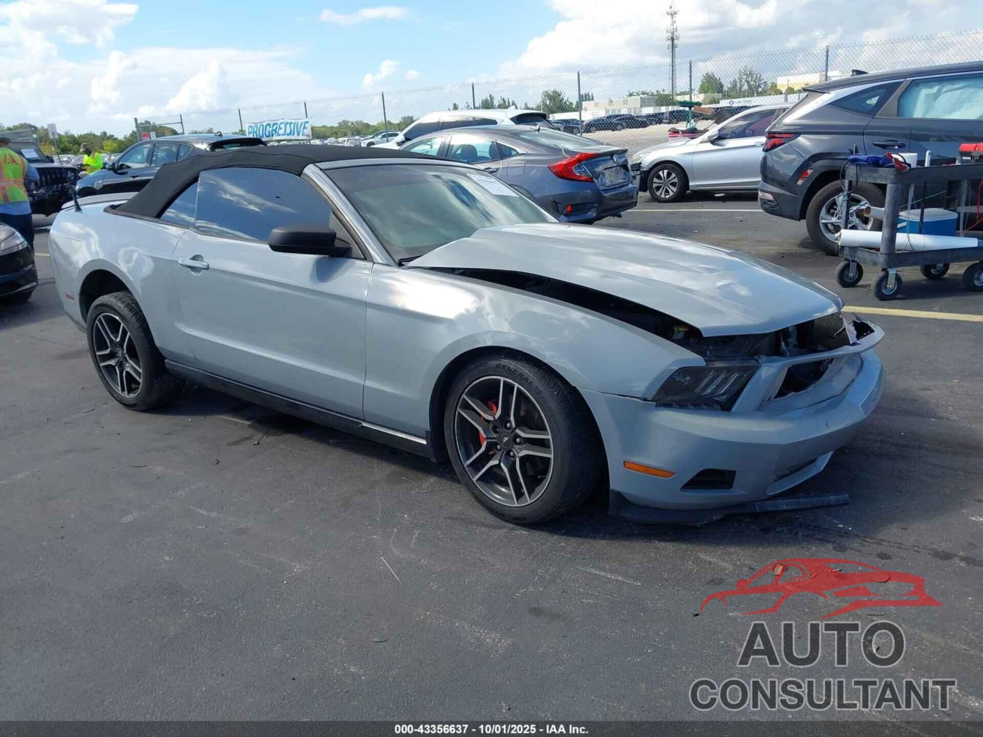 FORD MUSTANG 2012 - 1ZVBP8EM8C5201938