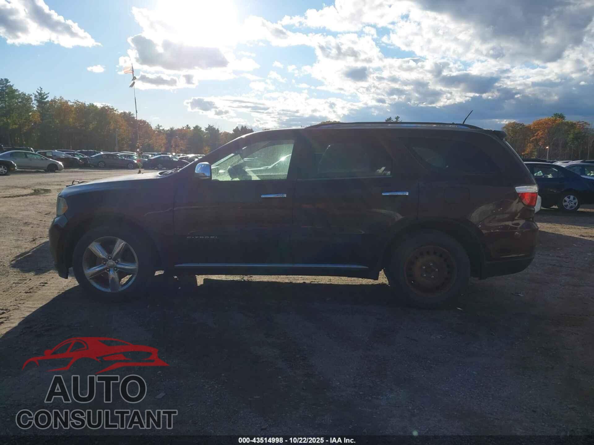 DODGE DURANGO 2012 - 1C4SDJET0CC331072