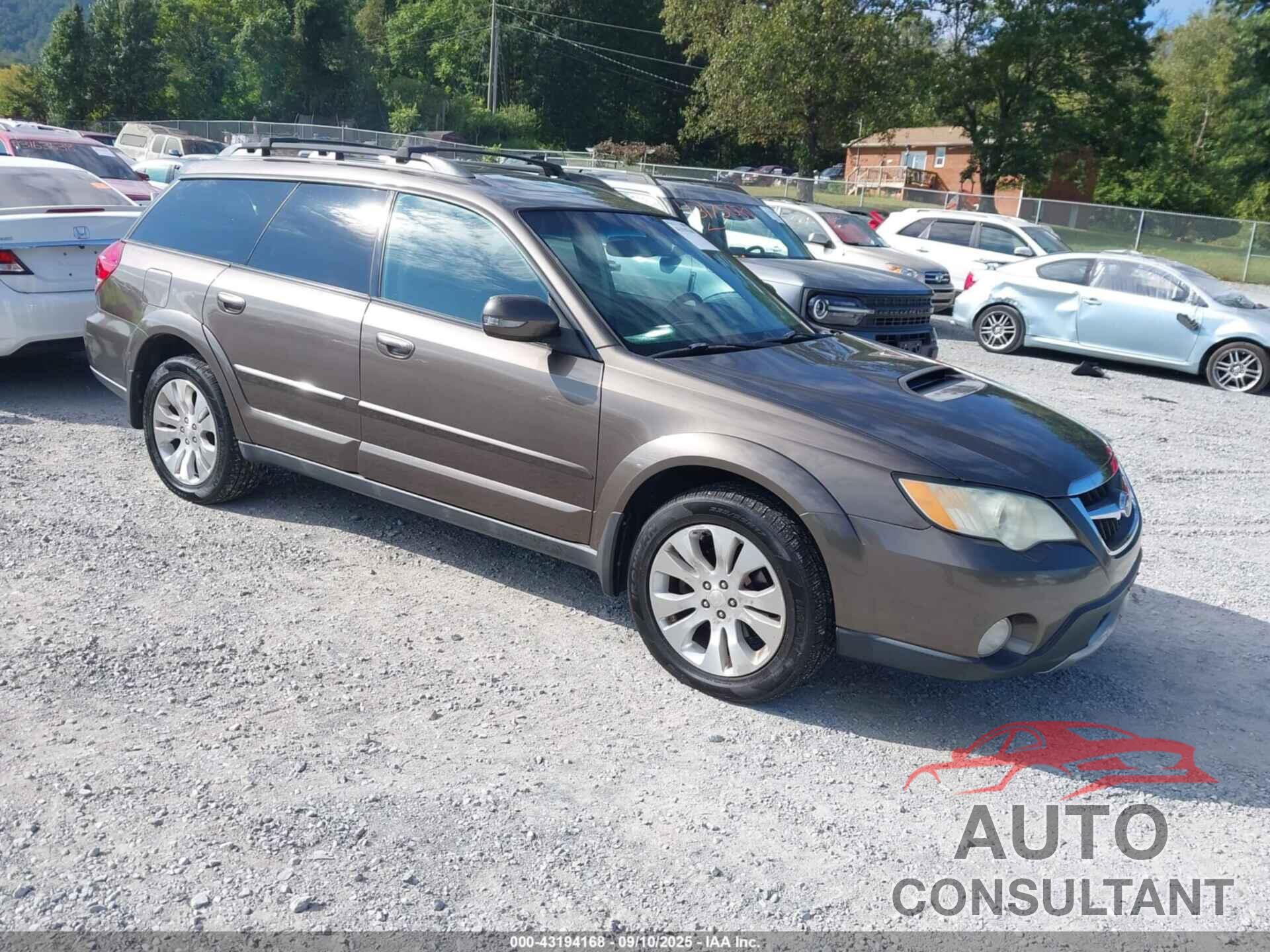SUBARU OUTBACK 2009 - 4S4BP63C694323239