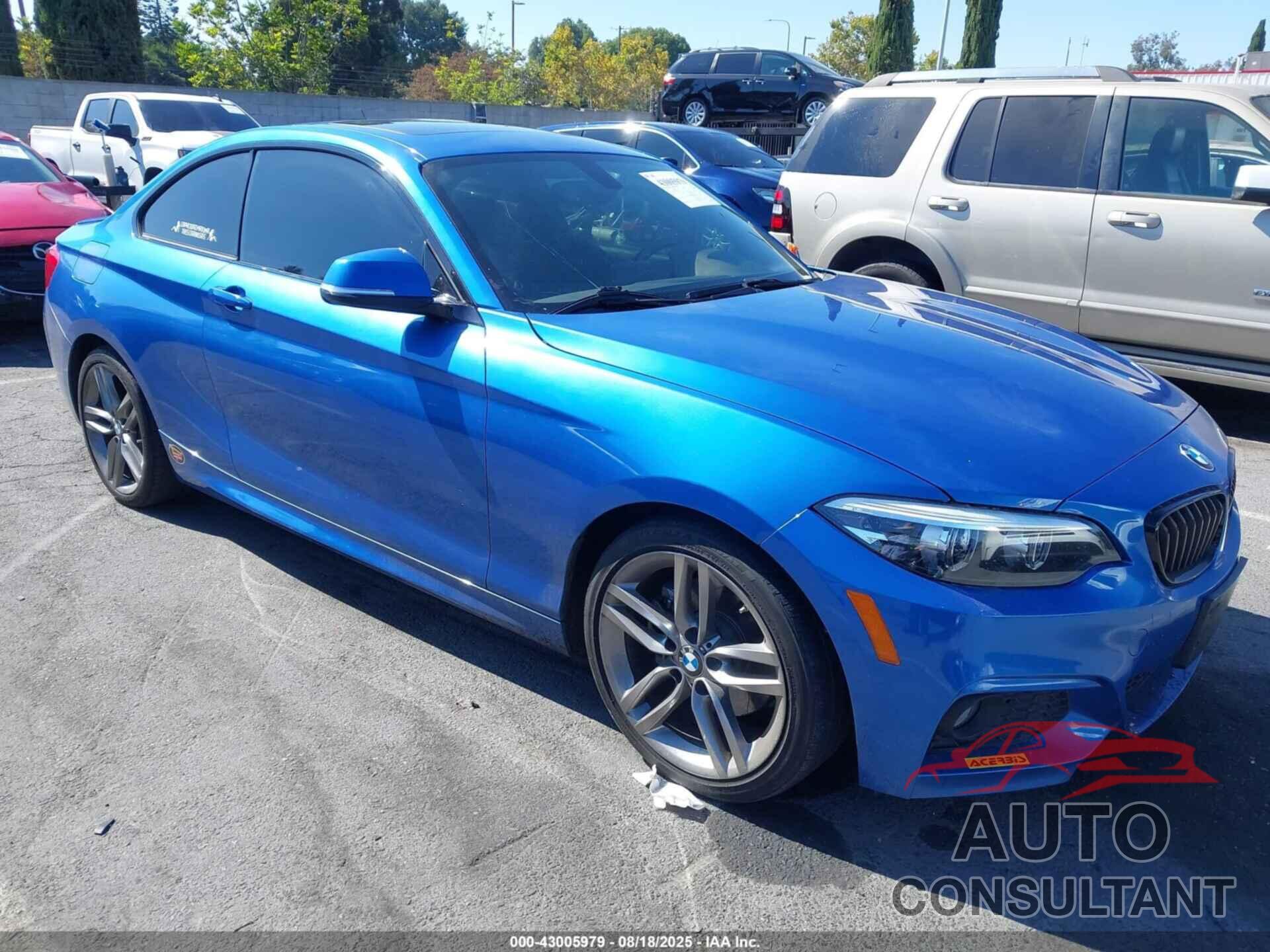 BMW 230I 2018 - WBA2J1C57JVD09438