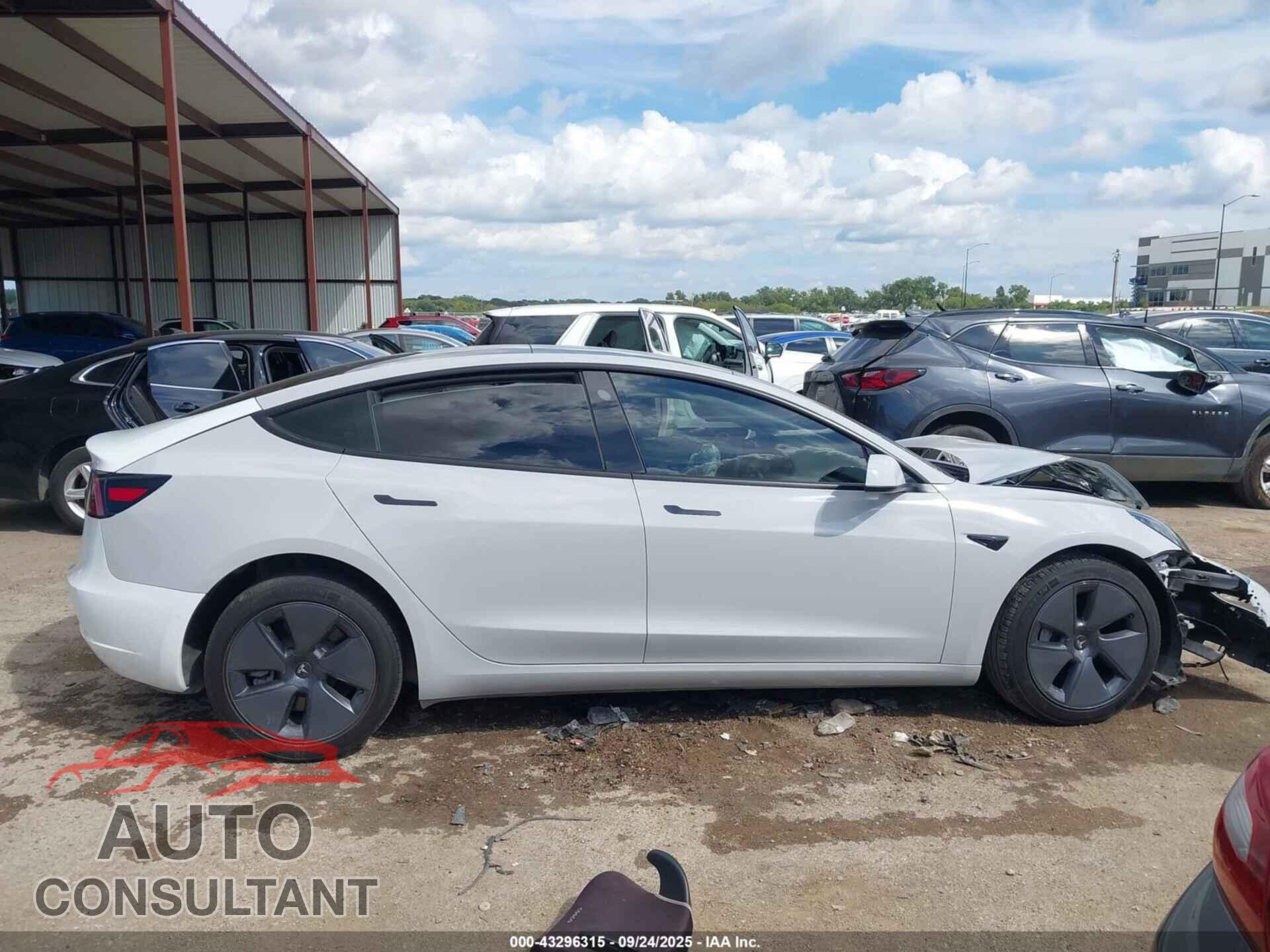 TESLA MODEL 3 2022 - 5YJ3E1EB7NF314185