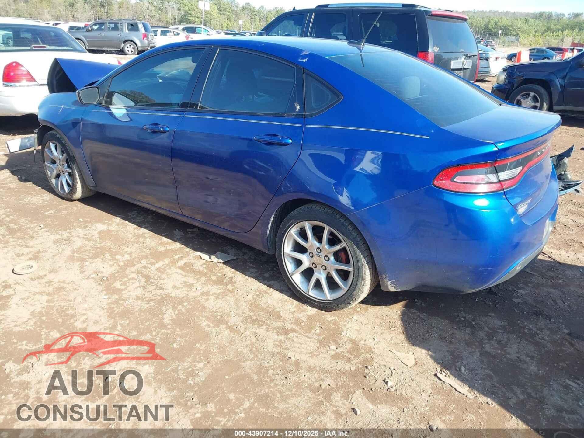 DODGE DART 2013 - 1C3CDFBA0DD100662