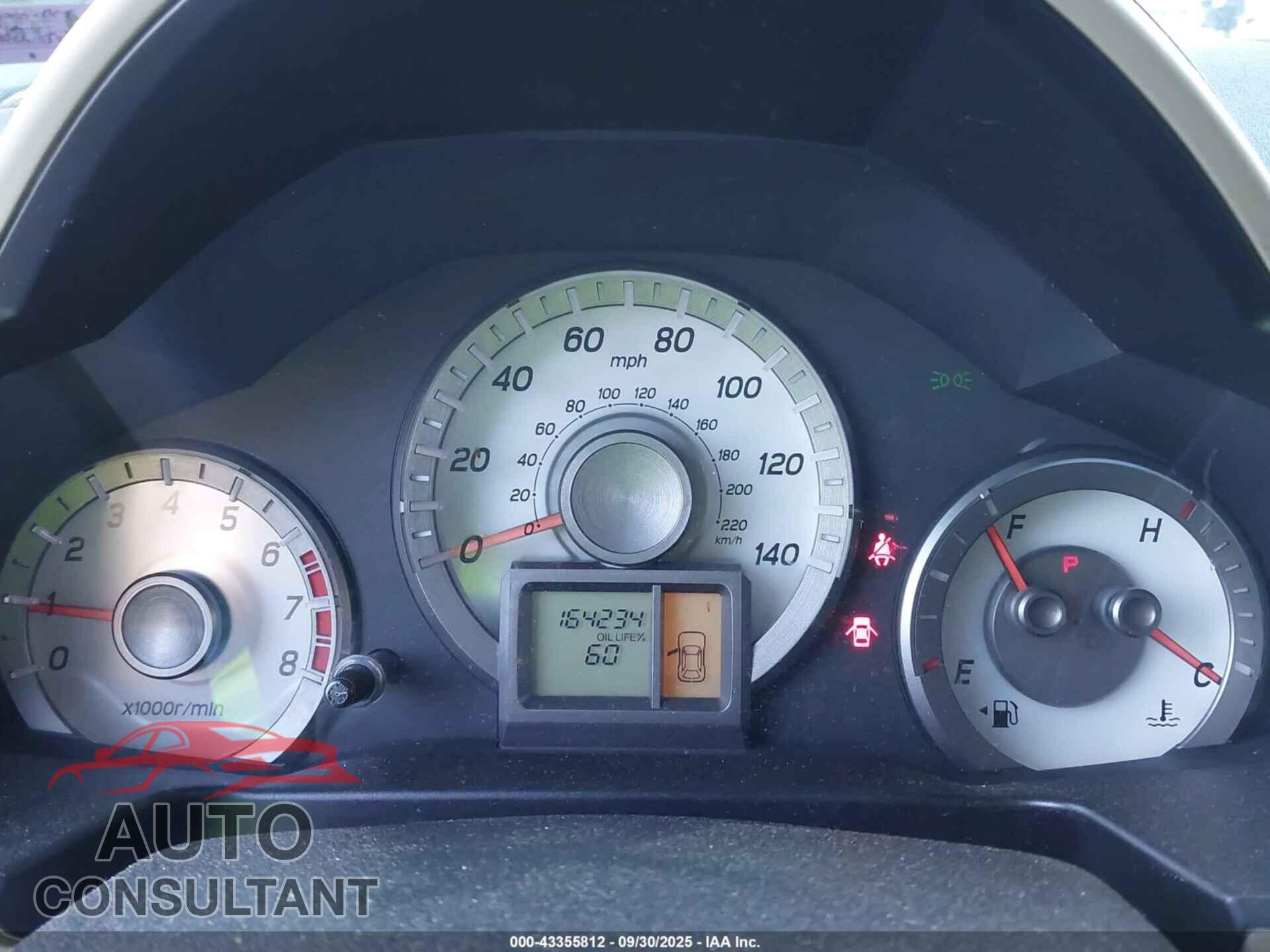HONDA PILOT 2012 - 5FNYF3H26CB018663