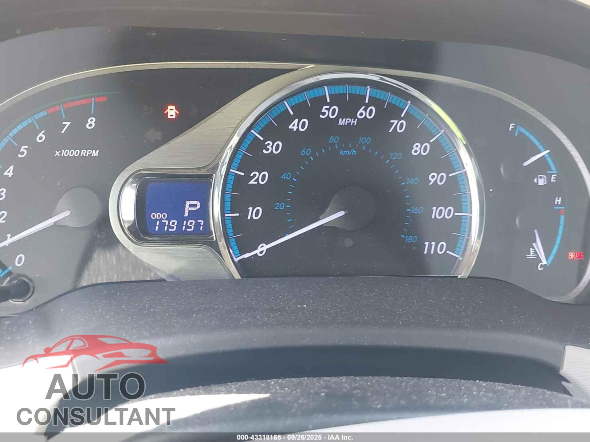 TOYOTA SIENNA 2012 - 5TDYK3DC5CS277148