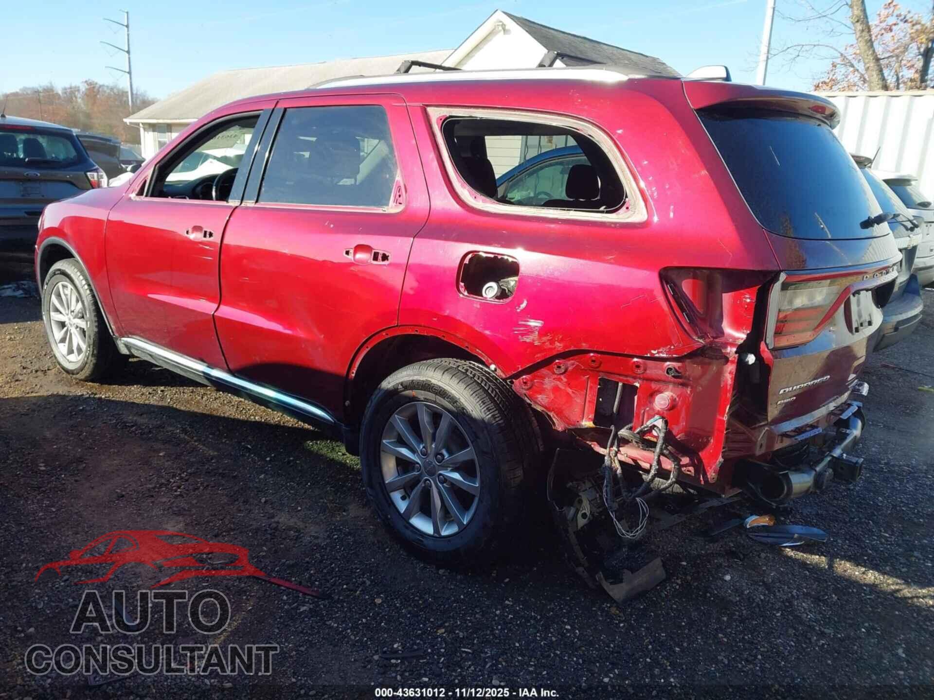 DODGE DURANGO 2017 - 1C4RDJAGXHC839855