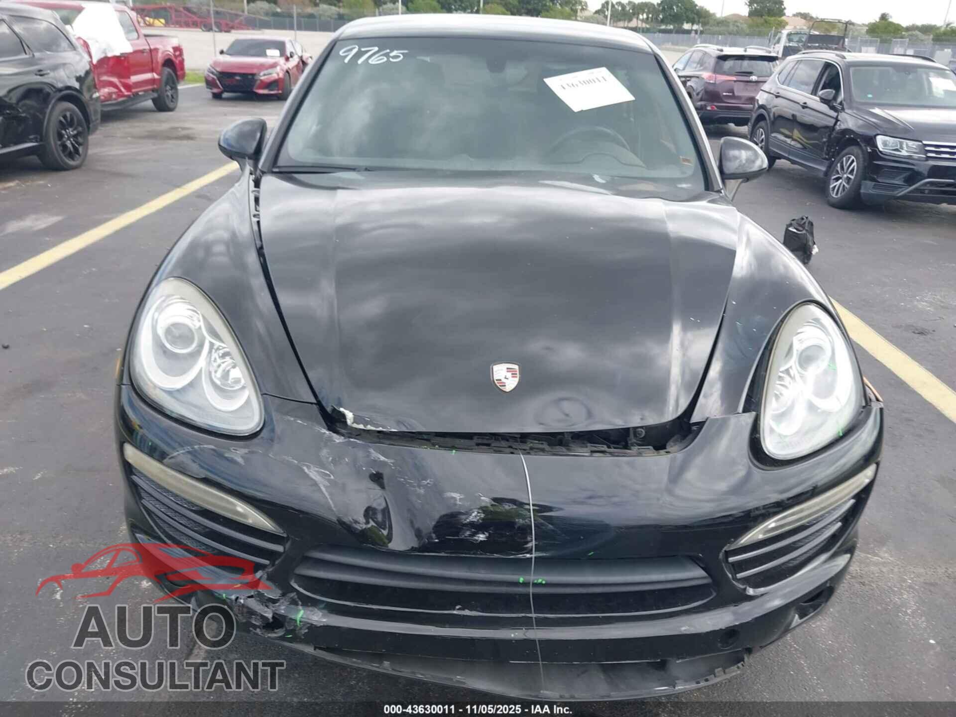 PORSCHE CAYENNE 2011 - WP1AA2A24BLA09765