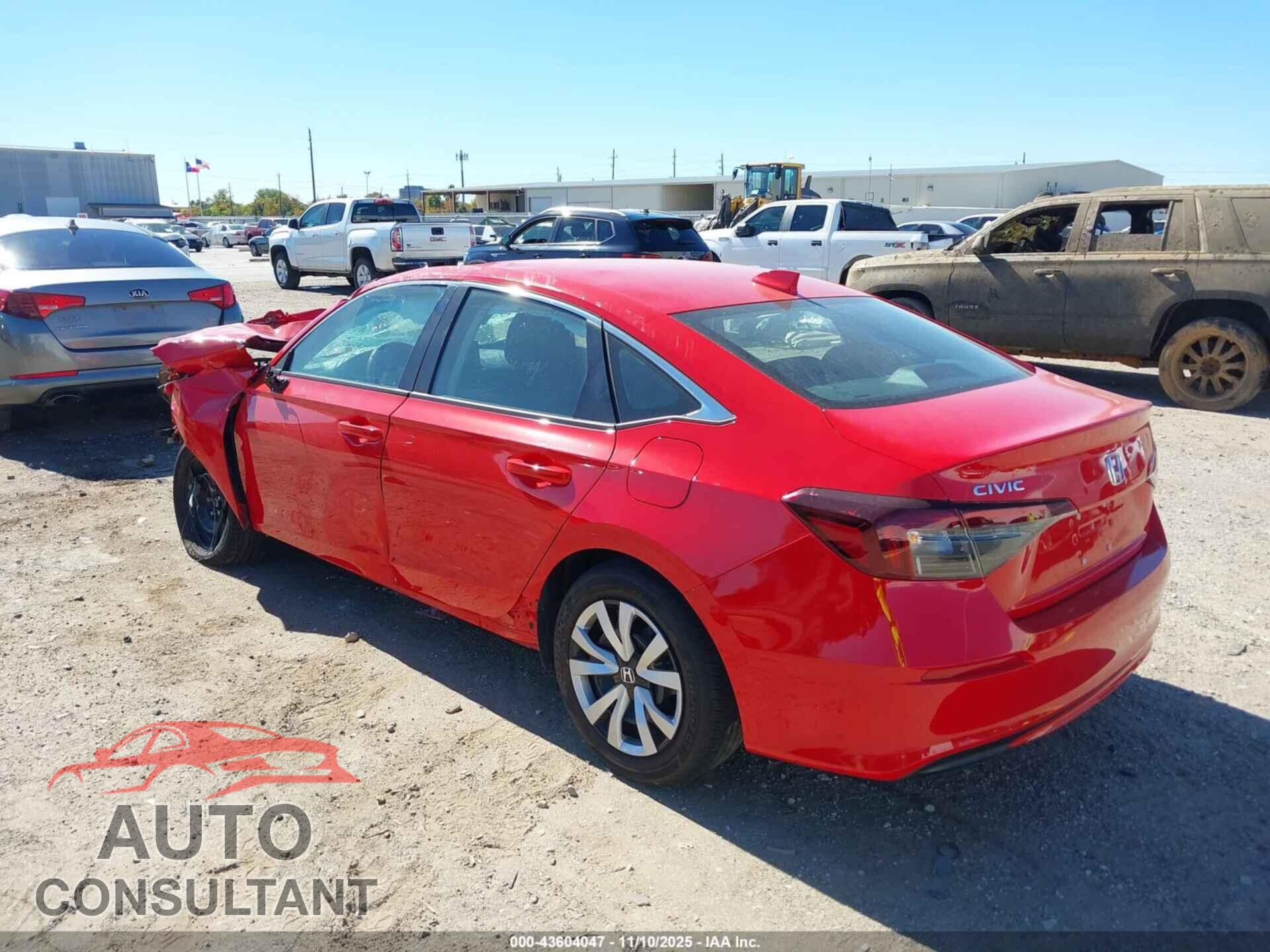 HONDA CIVIC 2025 - 2HGFE2F21SH544720