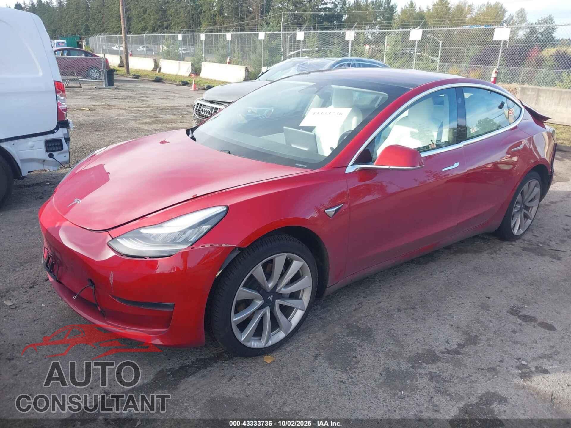 TESLA MODEL 3 2019 - 5YJ3E1EA3KF302408