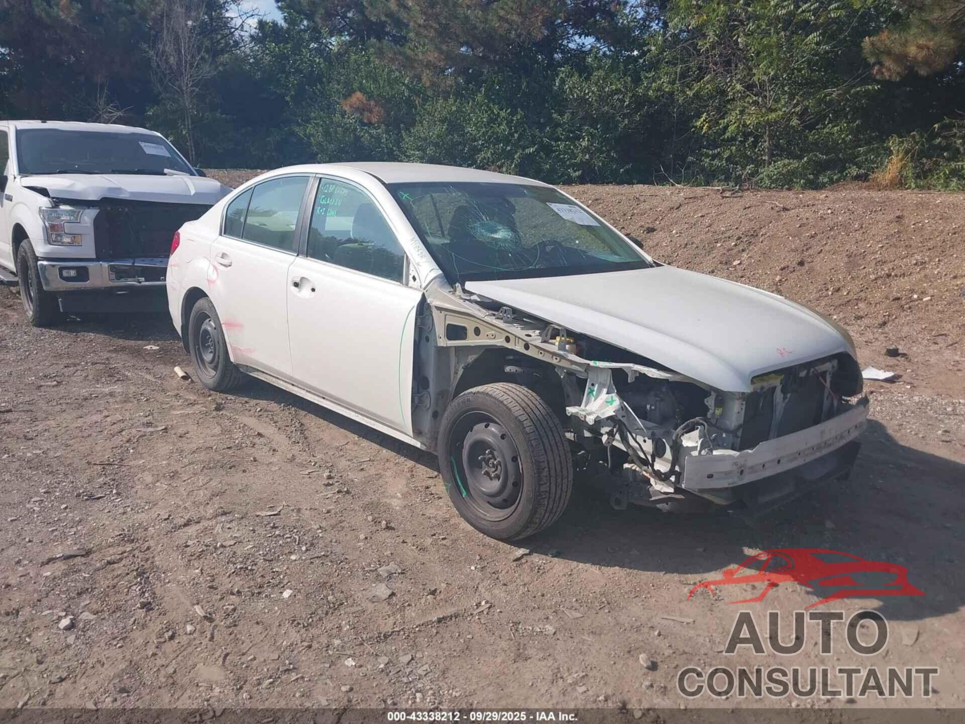 SUBARU LEGACY 2013 - 4S3BMBA68D3021713