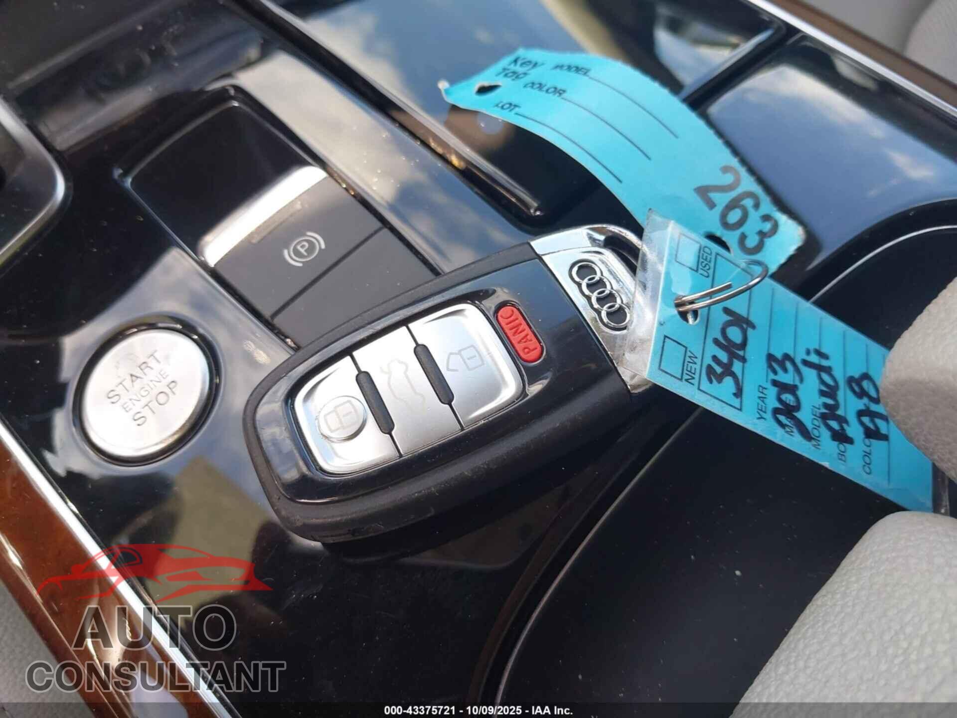 AUDI A8 L 2013 - WAUR2AFD6DN014637
