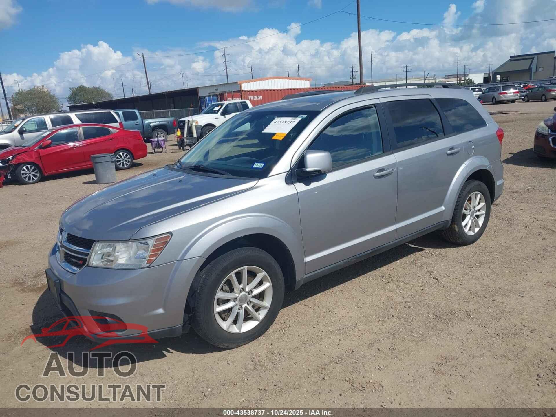 DODGE JOURNEY 2015 - 3C4PDCBG3FT546883