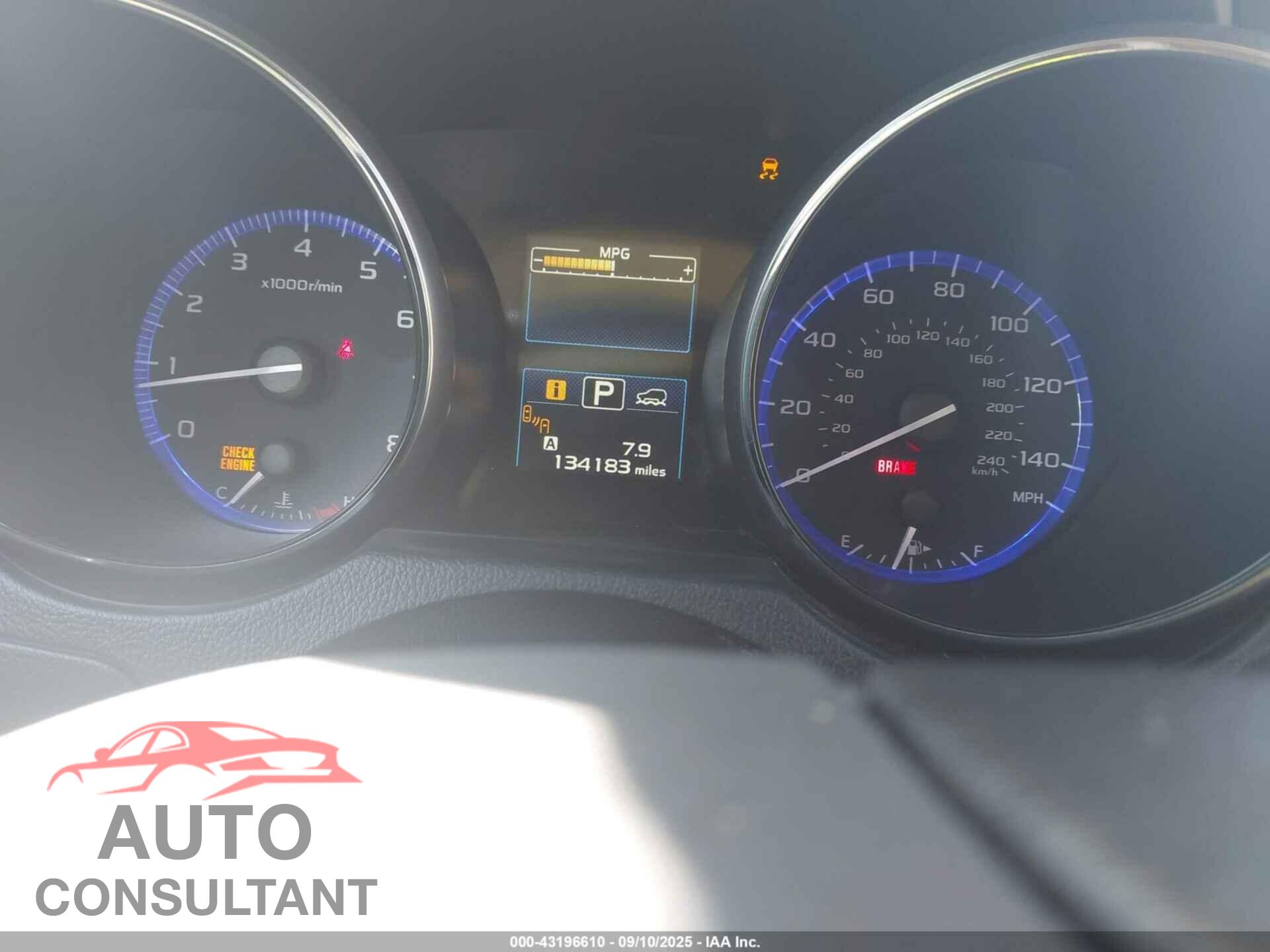 SUBARU OUTBACK 2015 - 4S4BSBLC7F3309794