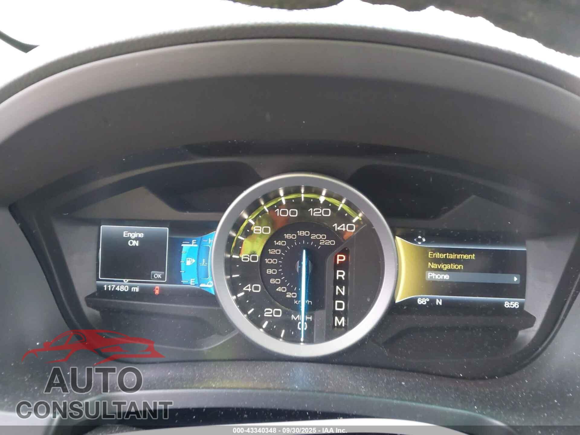 FORD EXPLORER 2015 - 1FM5K8GT5FGA00540