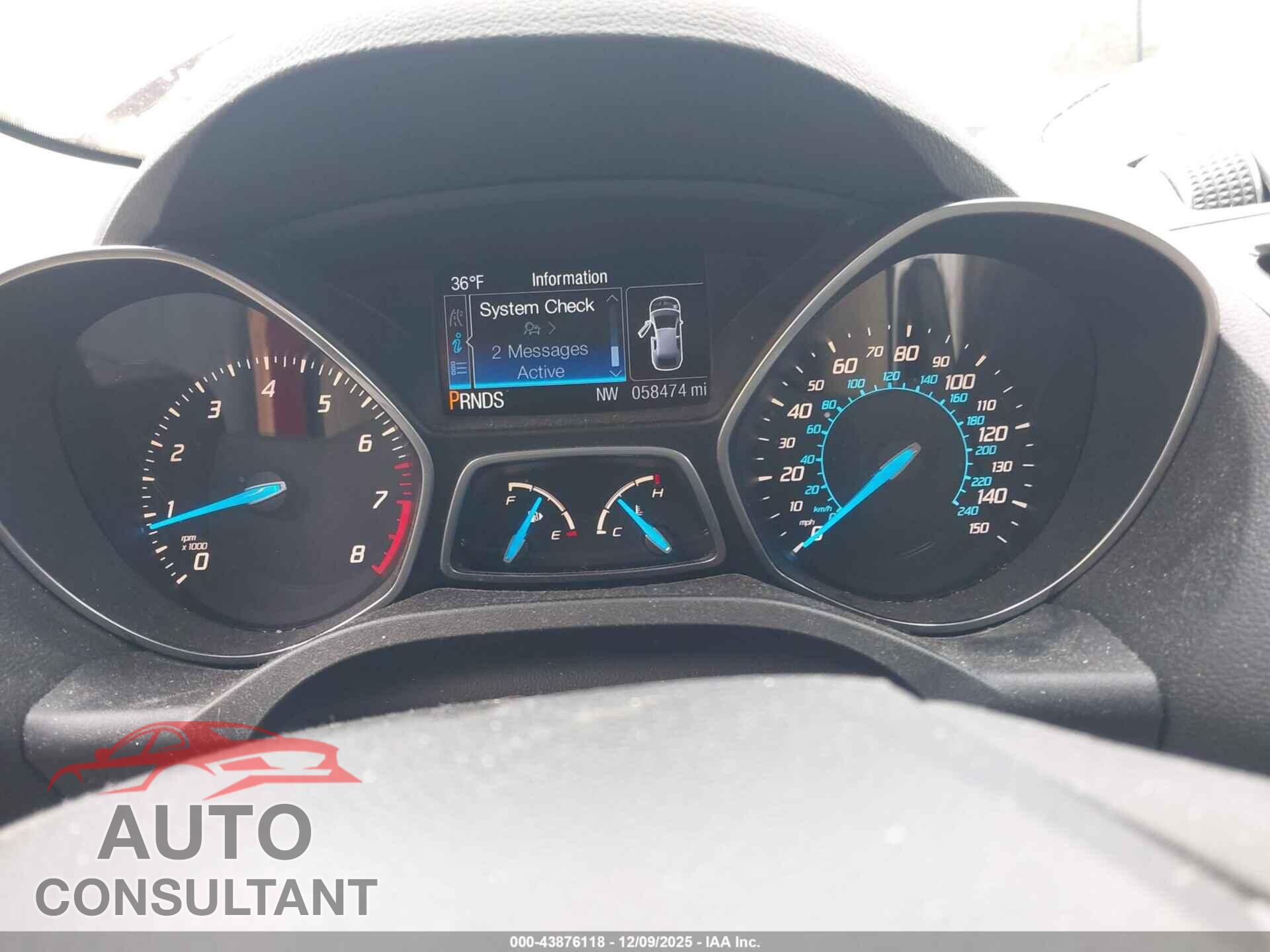 FORD ESCAPE 2013 - 1FMCU0HX7DUB89792