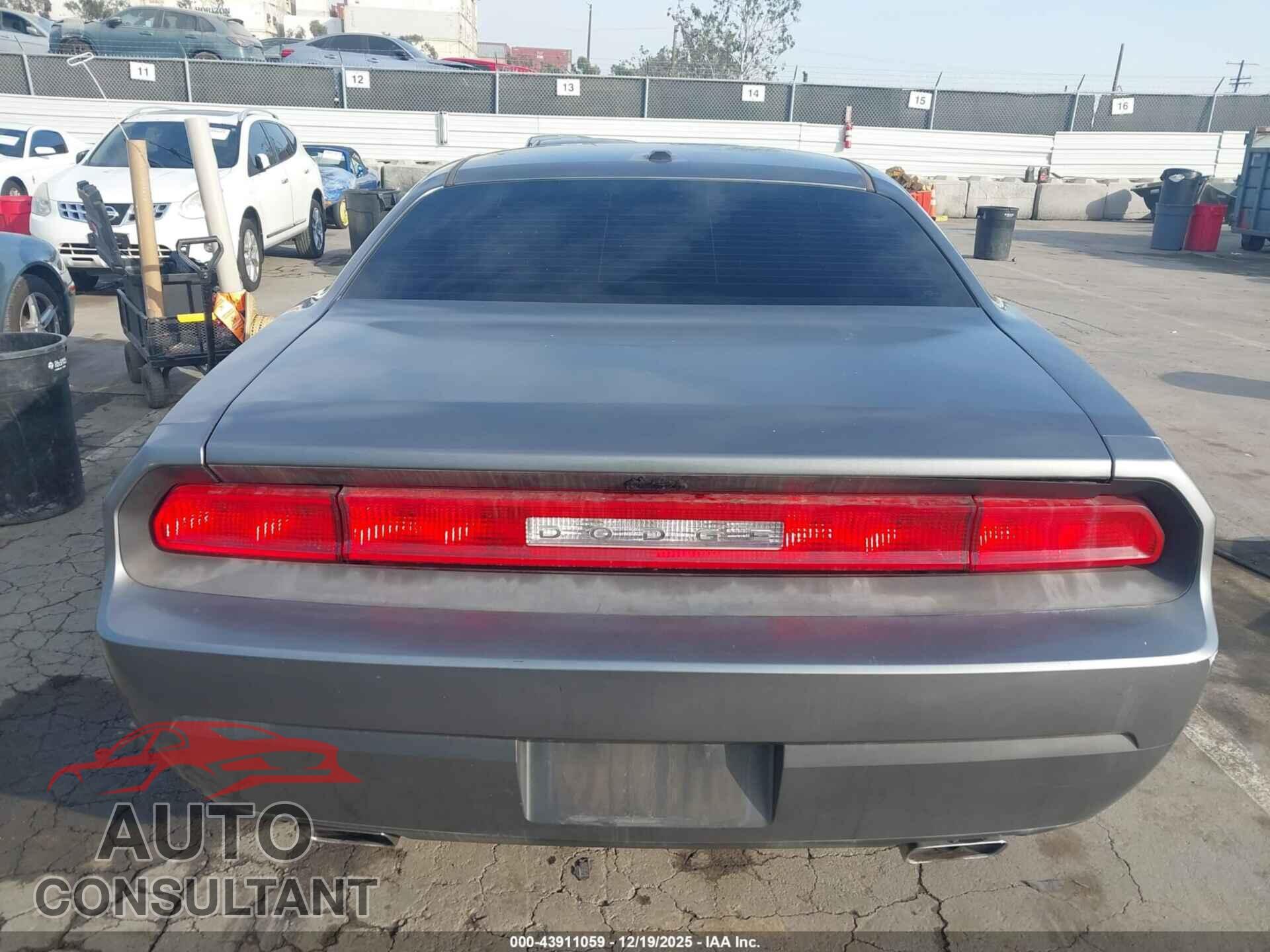 DODGE CHALLENGER 2012 - 2C3CDYAG3CH181207