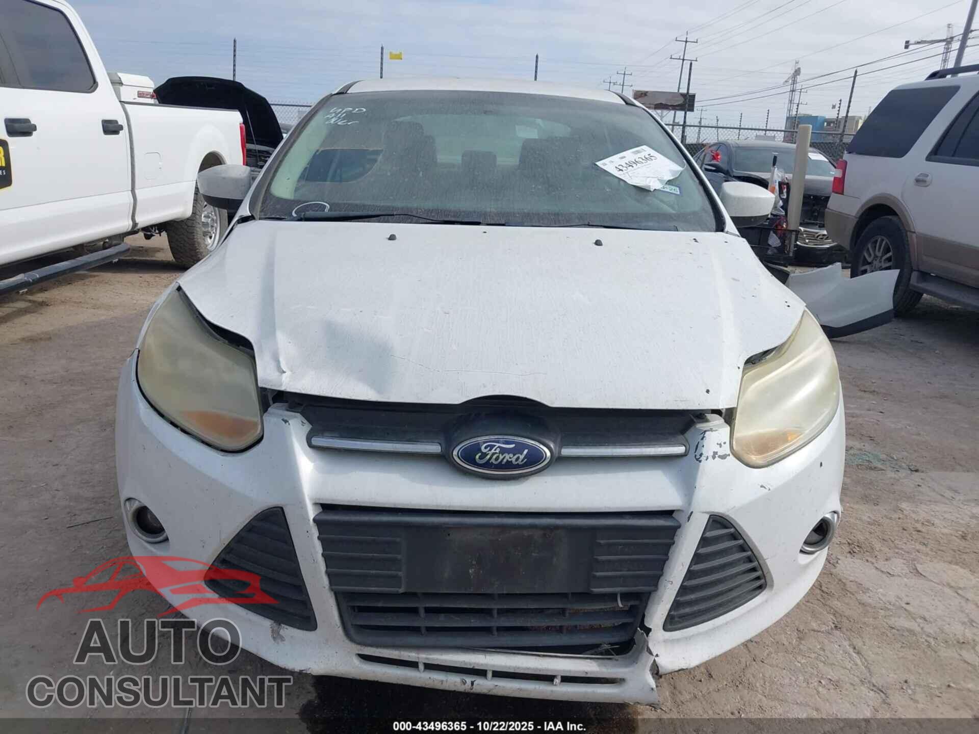 FORD FOCUS 2012 - 1FAHP3F26CL361878