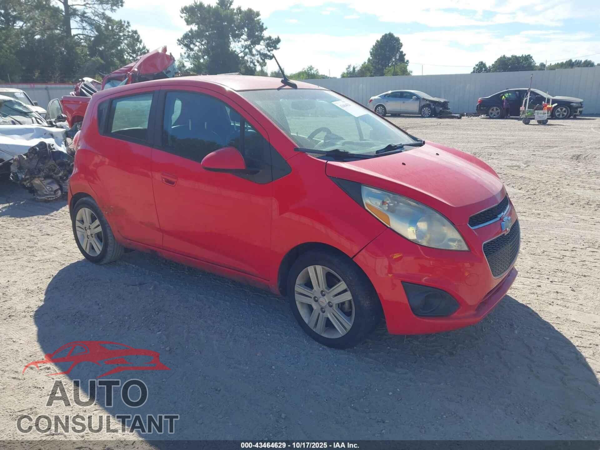CHEVROLET SPARK 2013 - KL8CD6S99DC618320