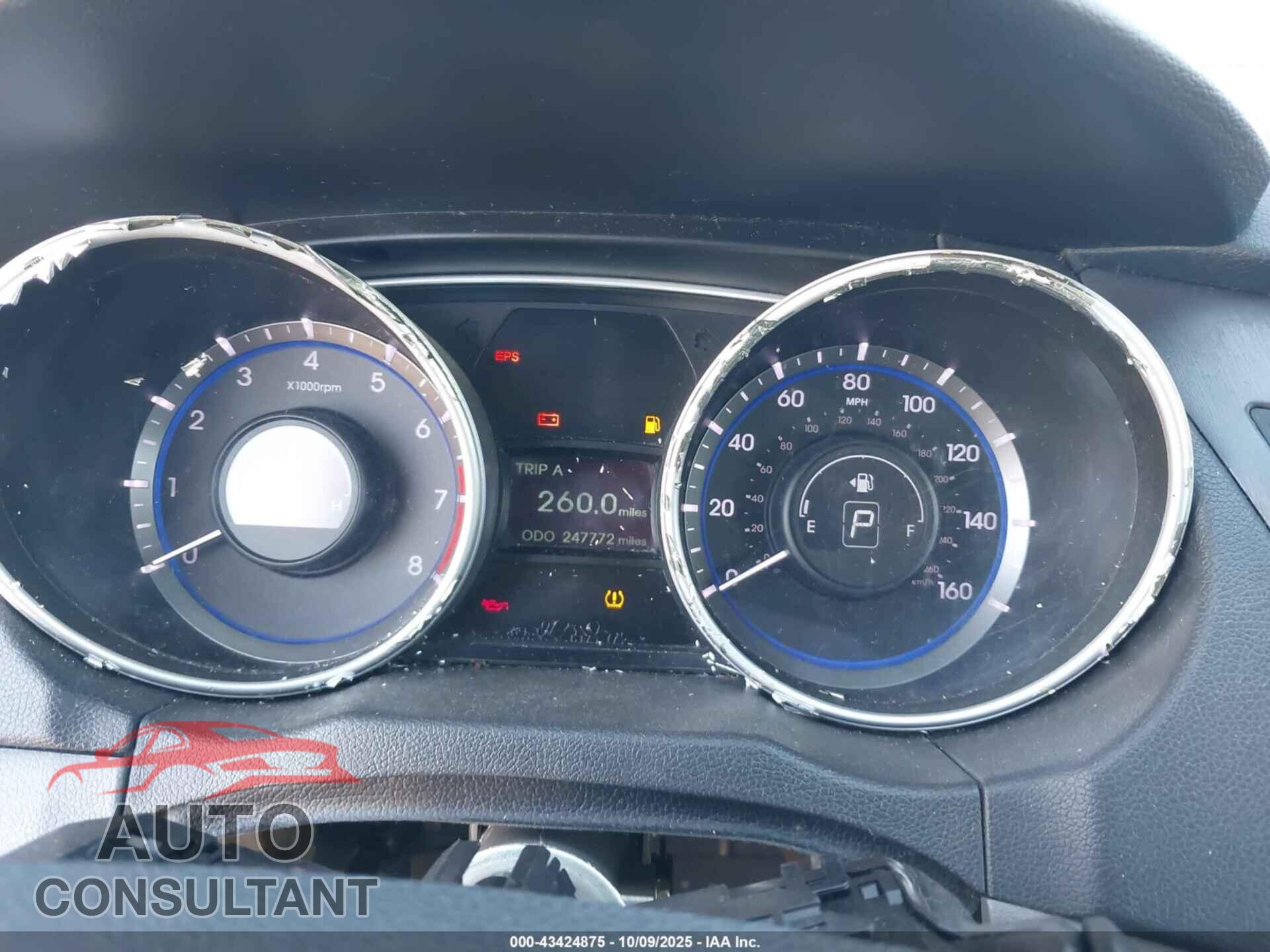 HYUNDAI SONATA 2011 - 5NPEB4AC3BH053104