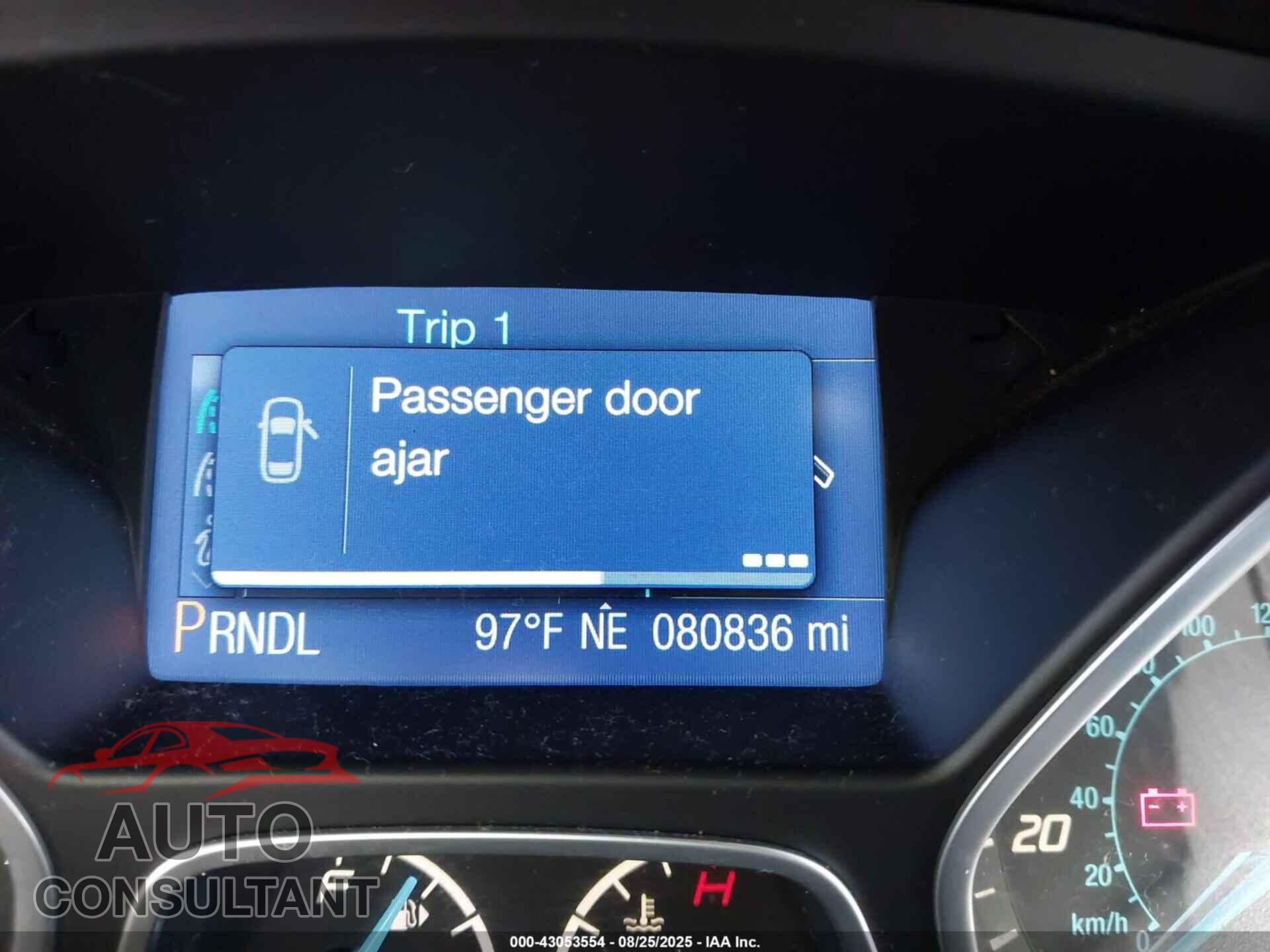 FORD FOCUS 2013 - 1FADP3F2XDL344727