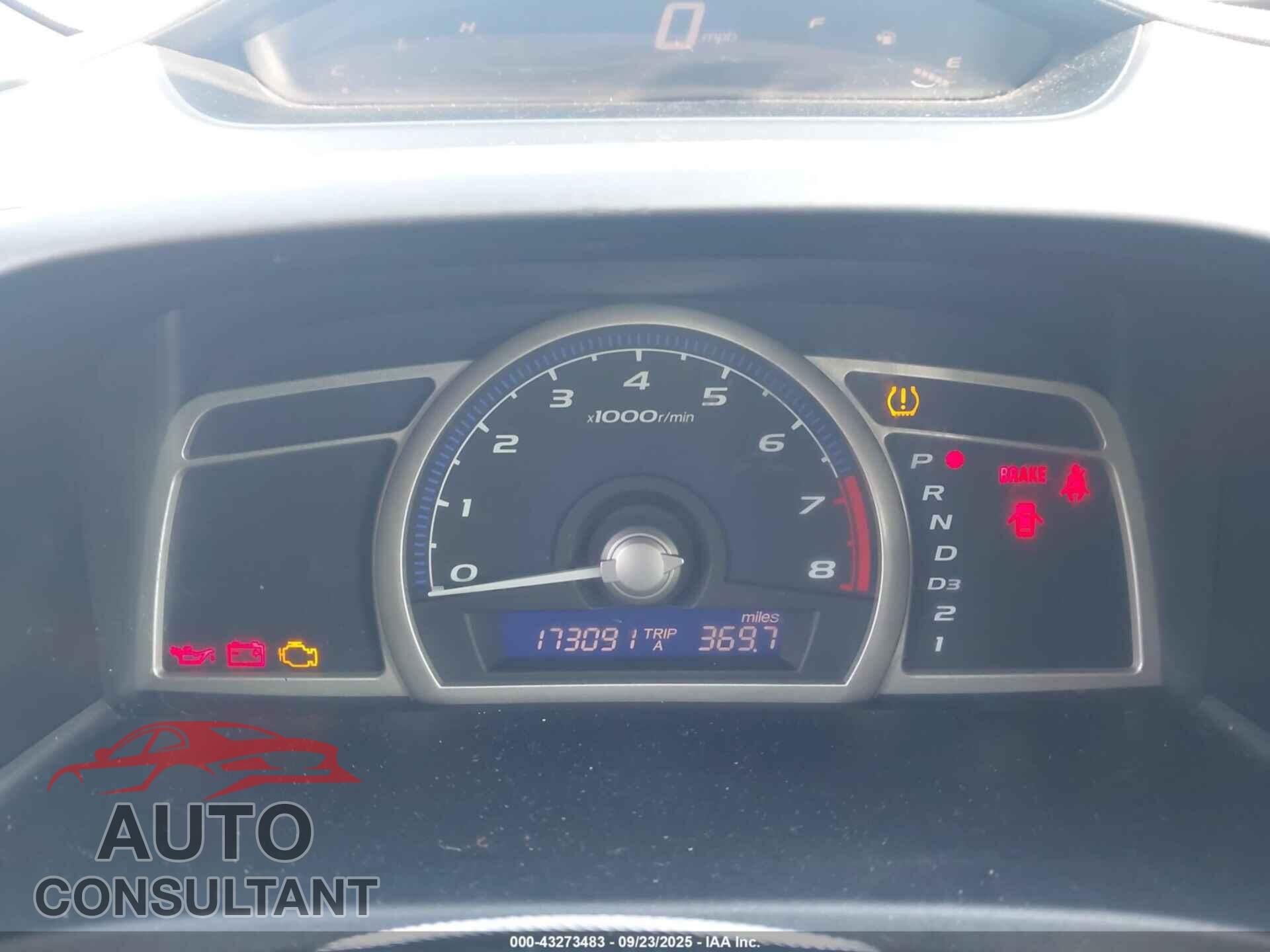 HONDA CIVIC 2010 - 2HGFA1F34AH581385